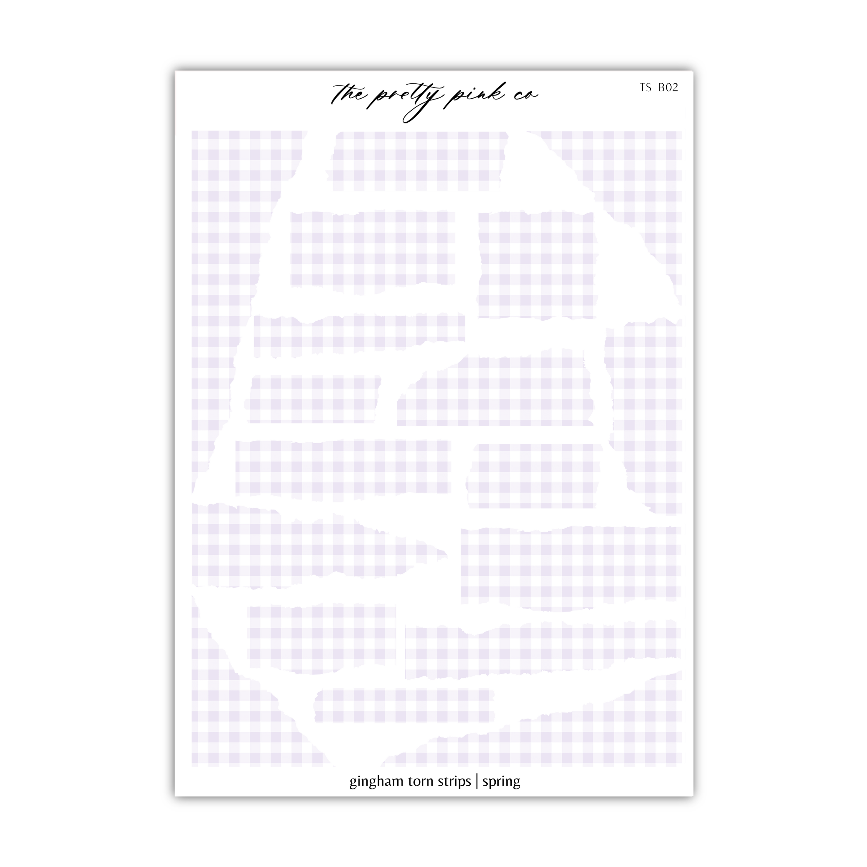 a sheet of paper with the words, the pattern is gingham