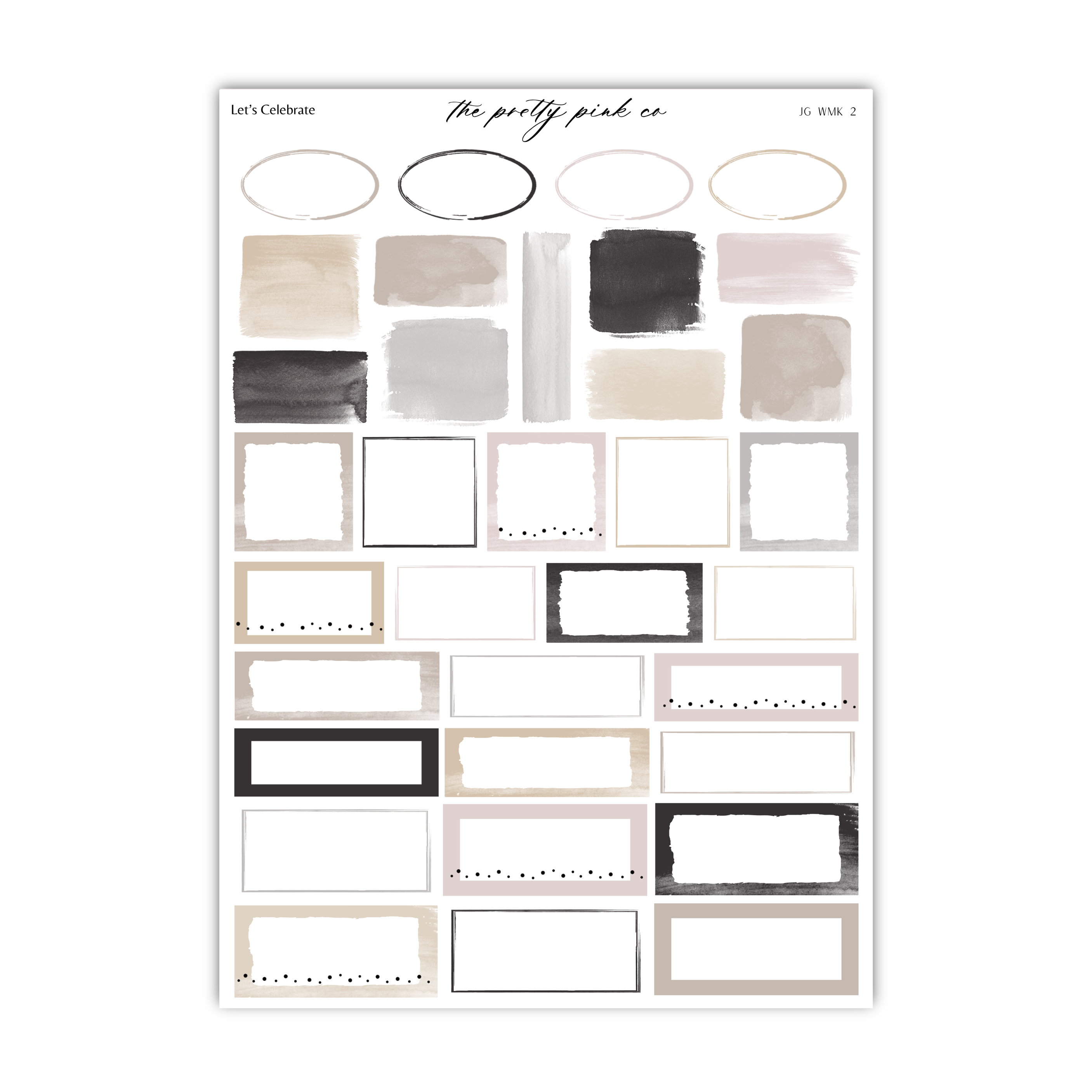 a collection of various shapes and patterns, including circles, rectangles, and lines, arranged in a grid-like pattern. The image does not contain any text or specific details about the objects or their characteristics.