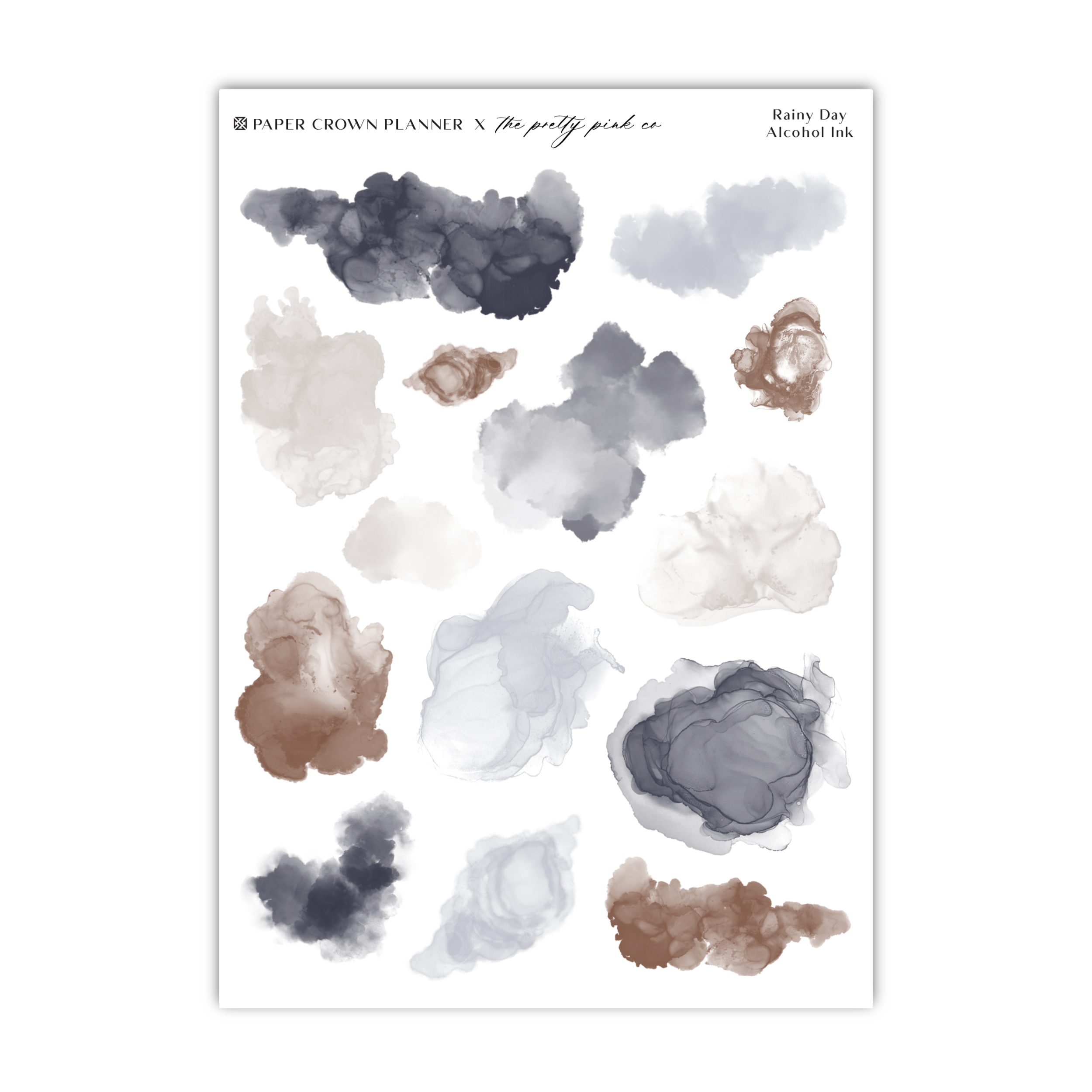 a sheet of watercolor paint with different colors