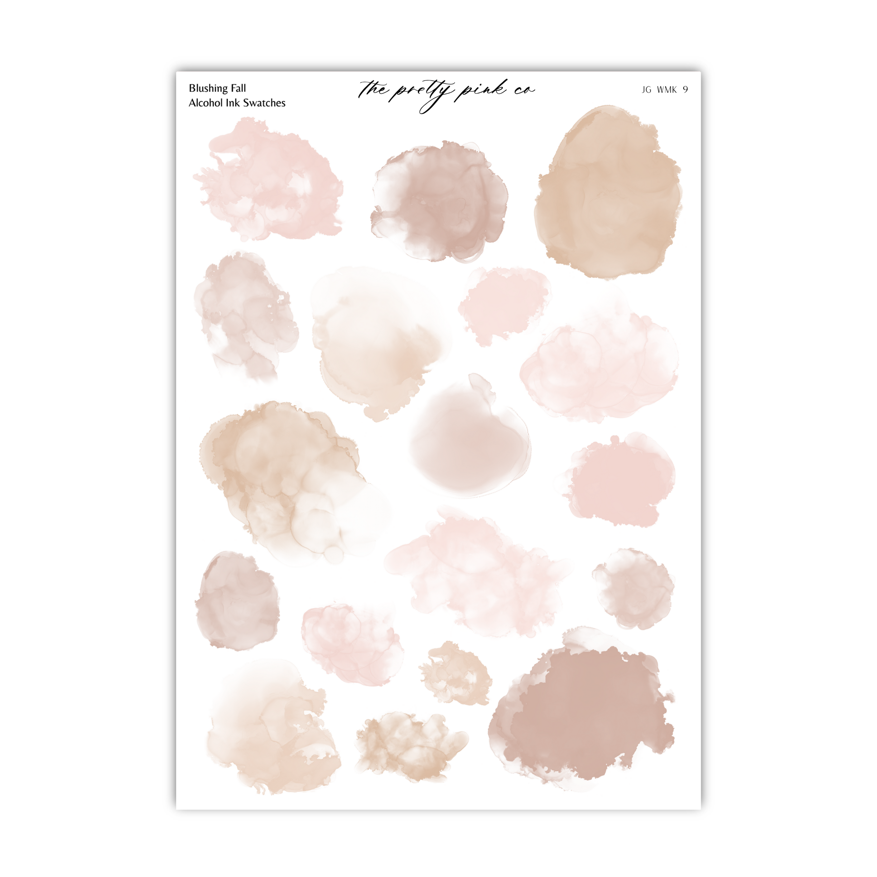 Blushing Fall | Ink Swatches