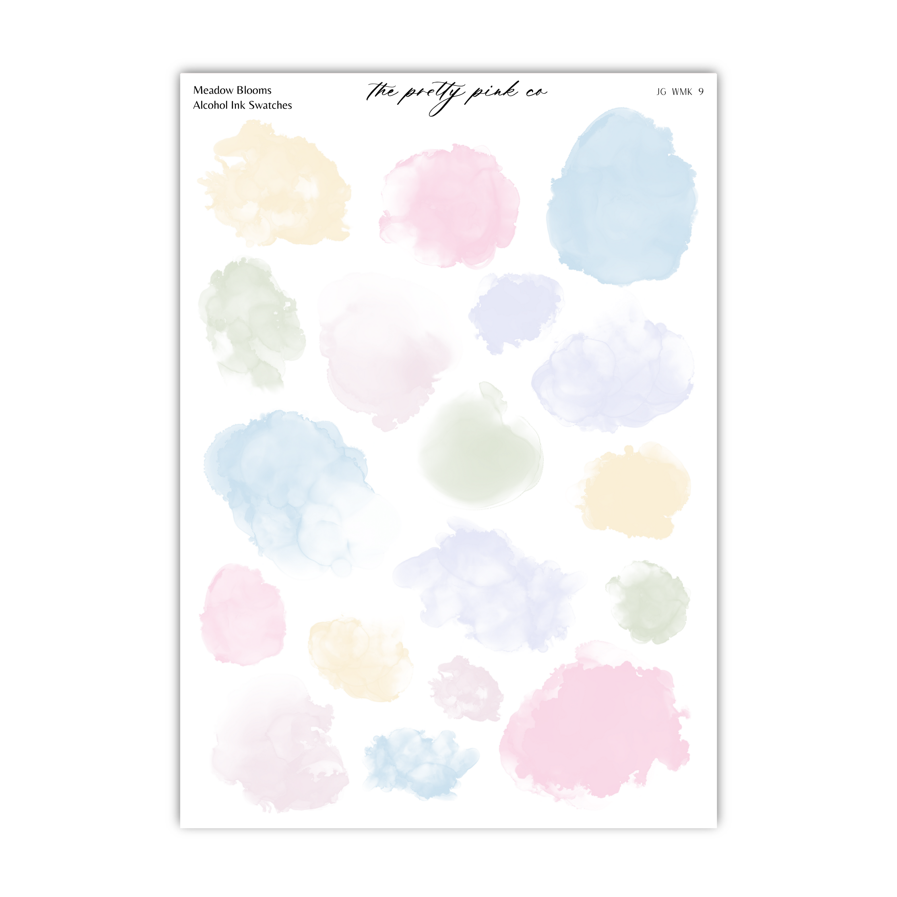 Meadow Blooms | Ink Swatches