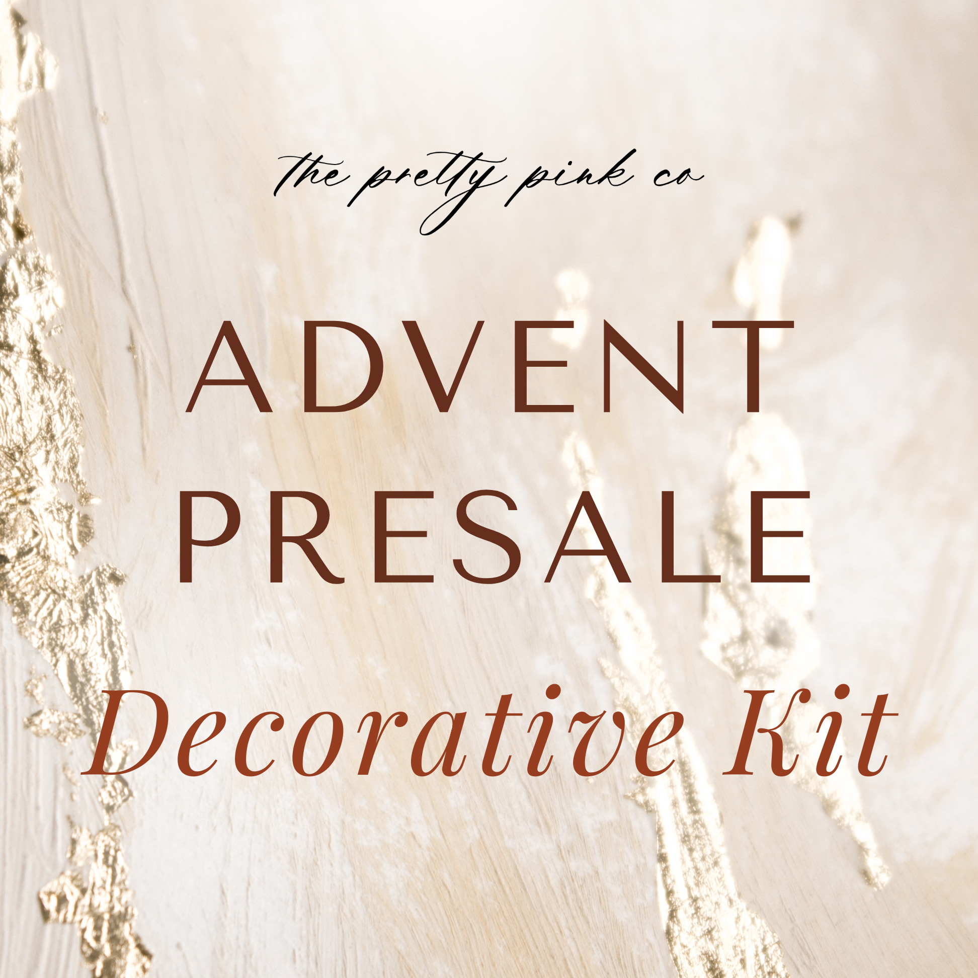 Advent 2024 Presale | Customize Your Advent Box | Decorative Kit