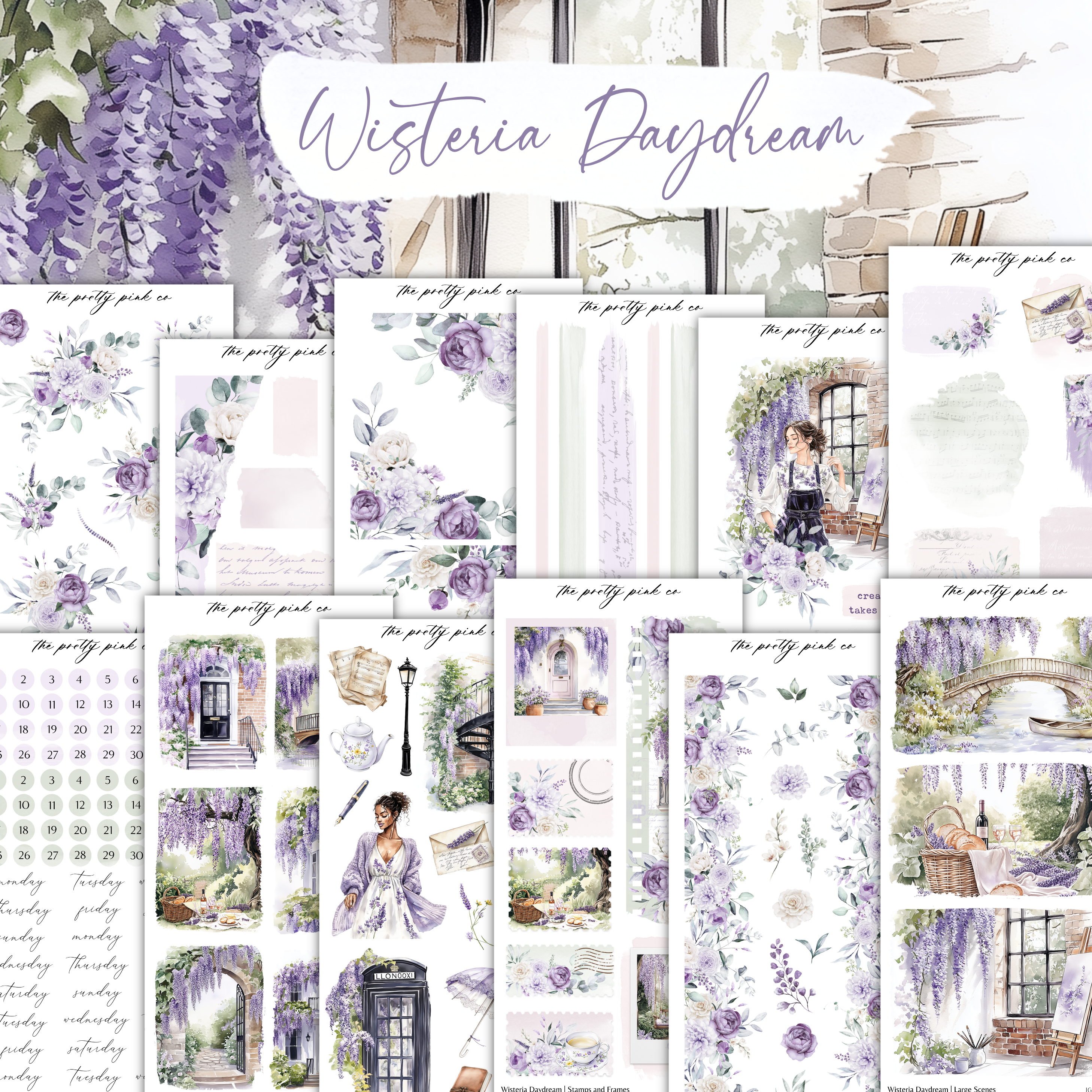 Wisteria Daydream | Decorative Kit