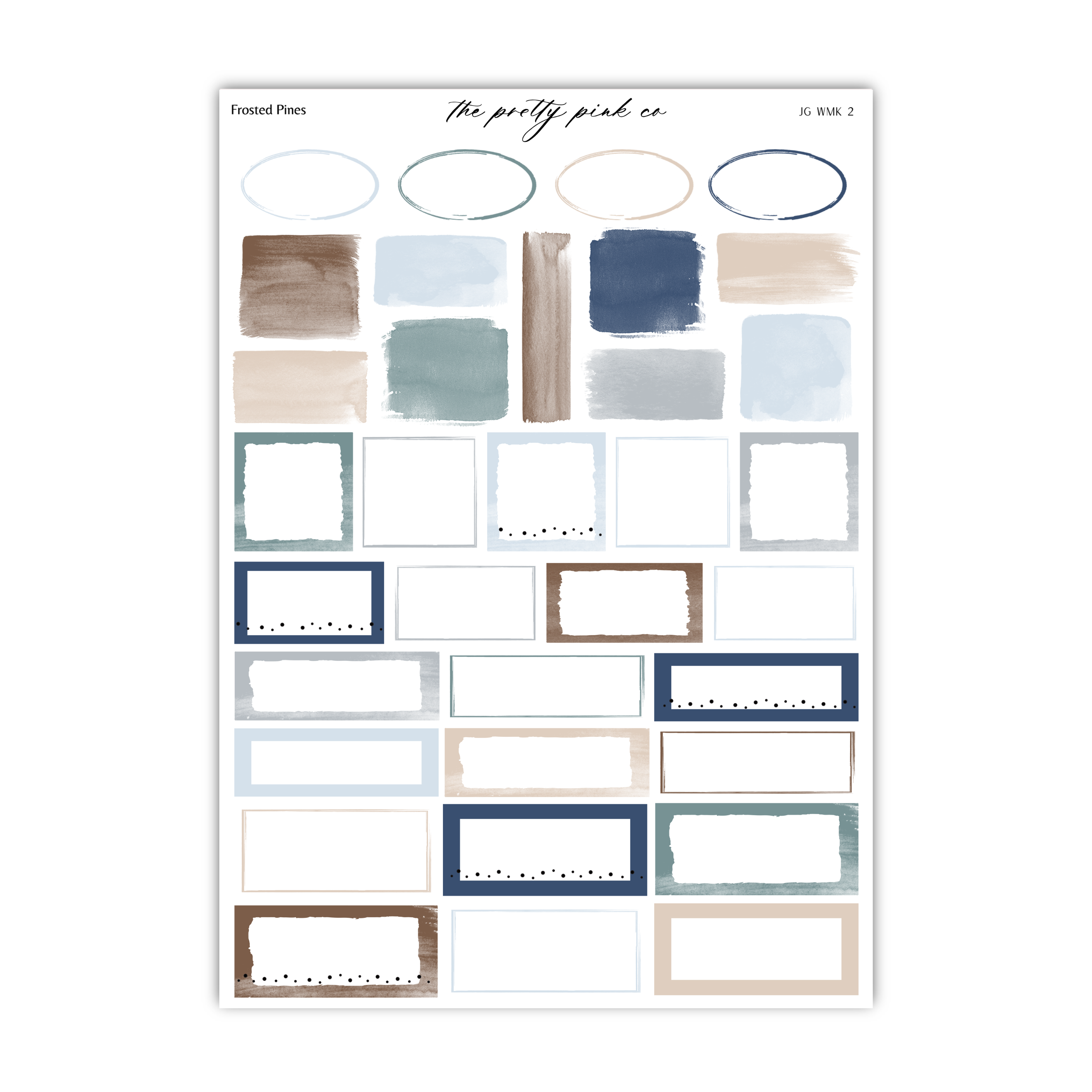 Frosted Pines | Foiled Weekly Kit