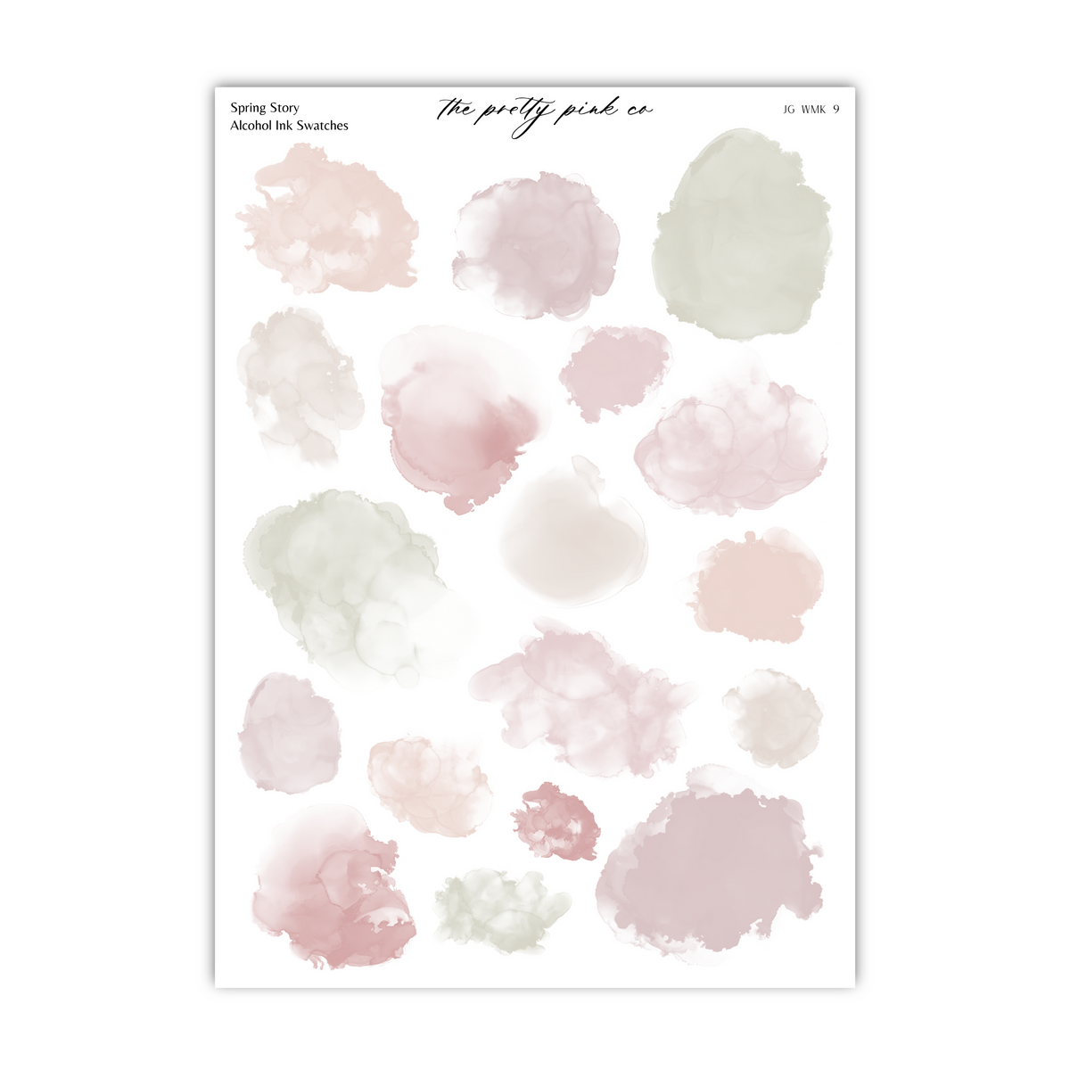 Pattern Swatches Ink Spring Story | Ink Swatches