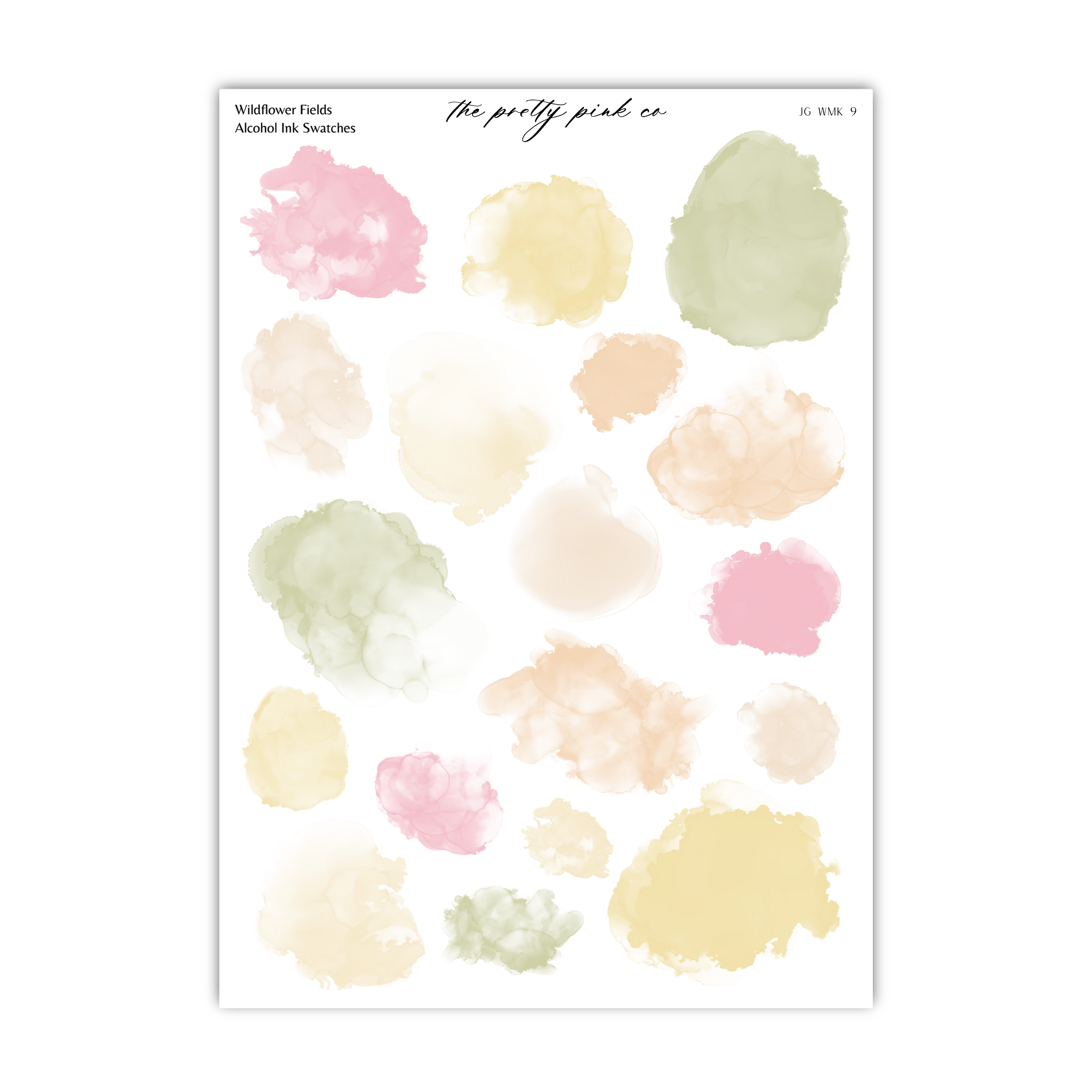 Wildflower Fields | Ink Swatches