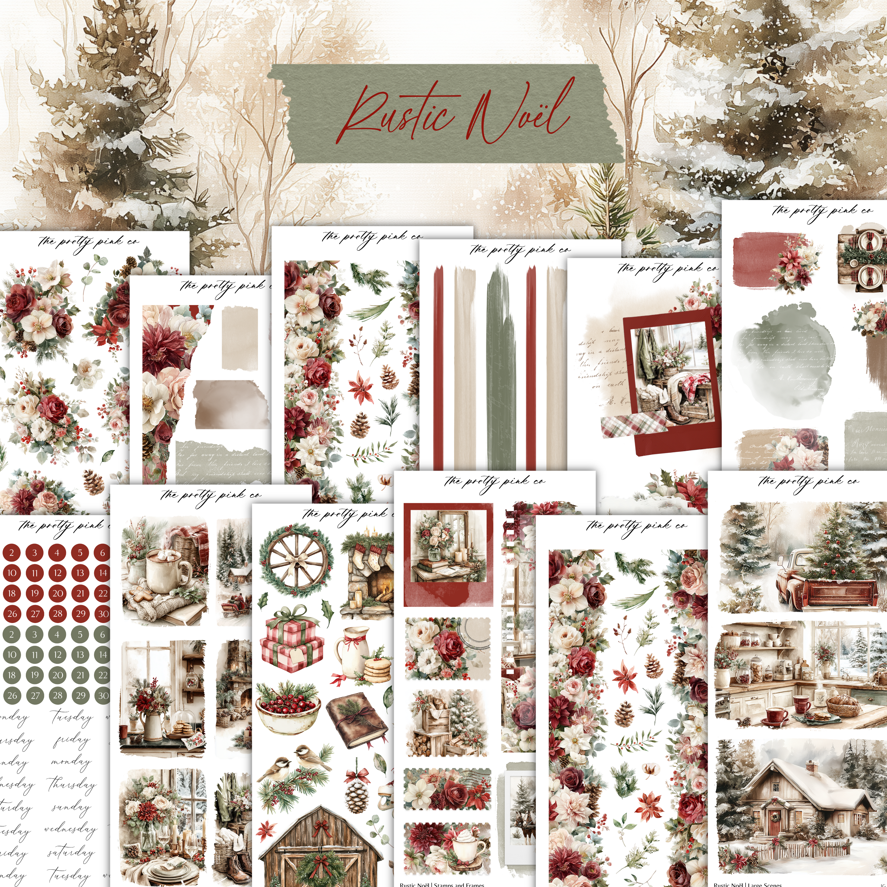 Rustic Noël | Decorative Kit
