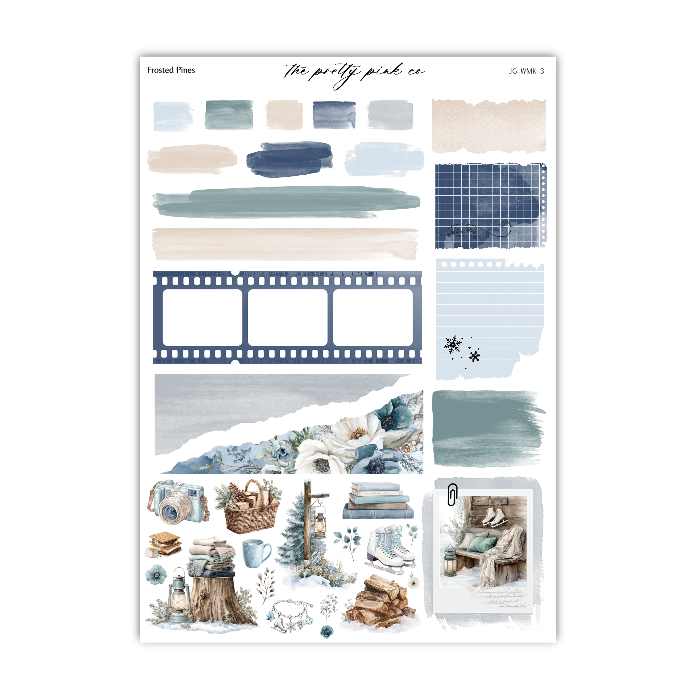 Frosted Pines | Foiled Weekly Kit