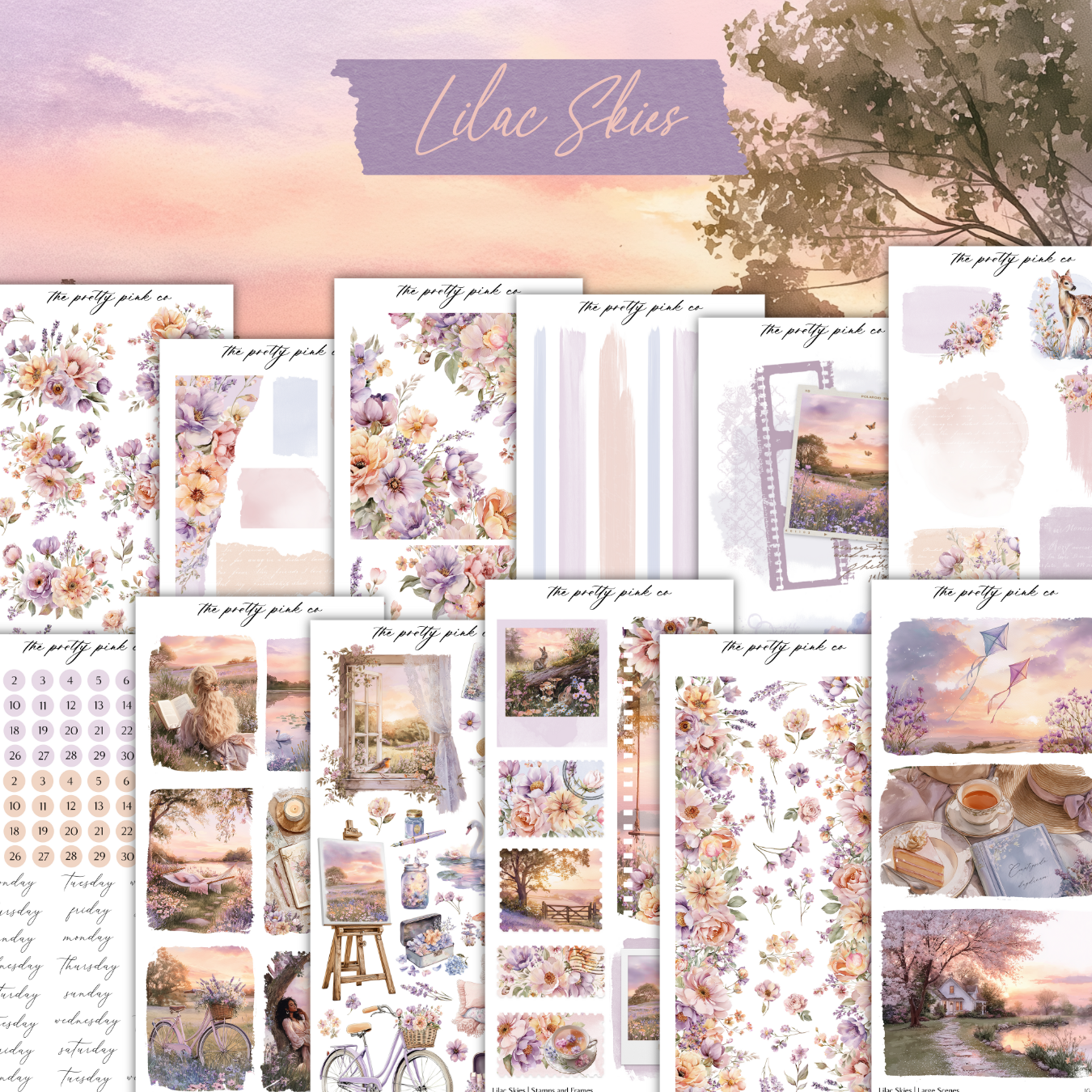 Lilac Skies | Decorative Kit