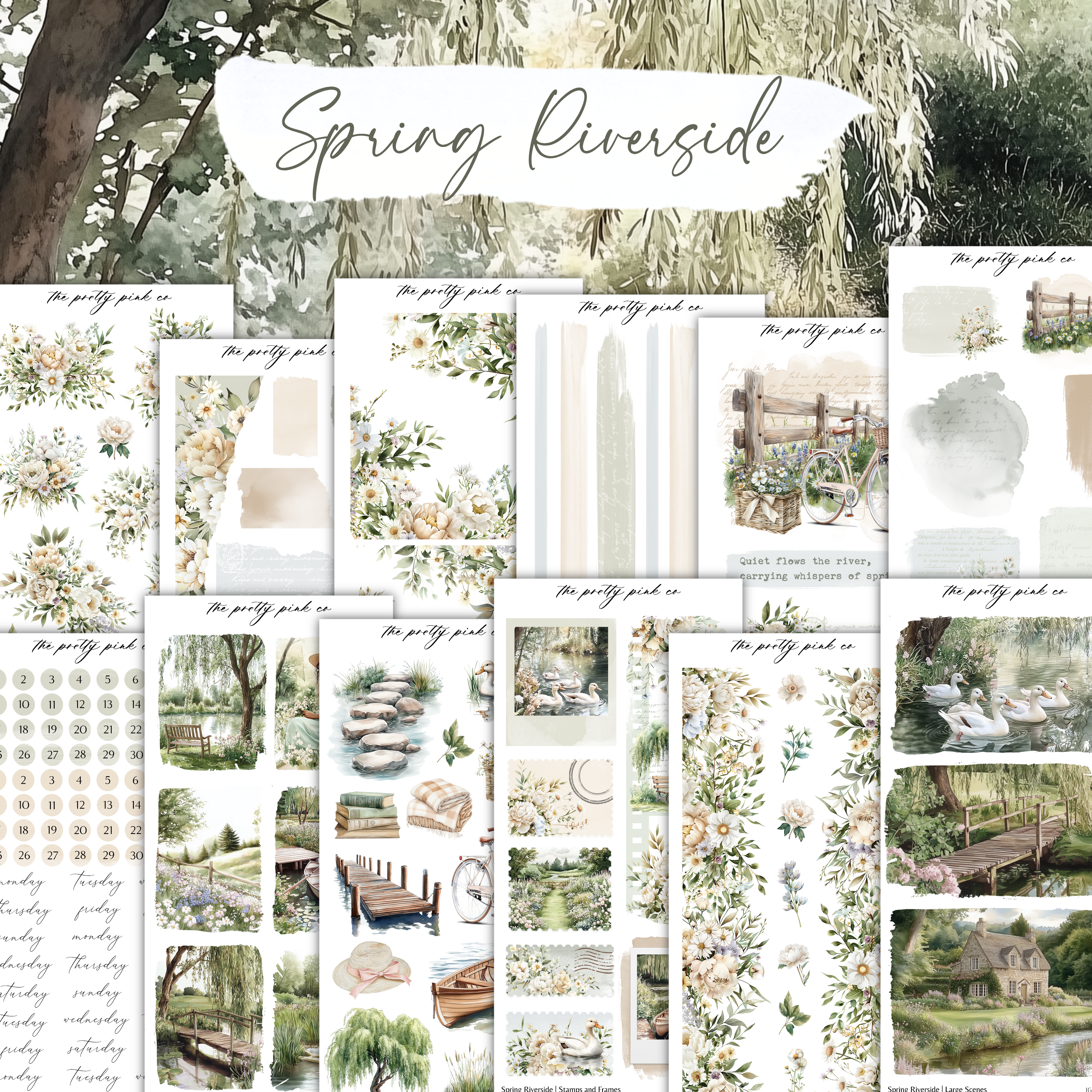 Spring Riverside | Decorative Kit