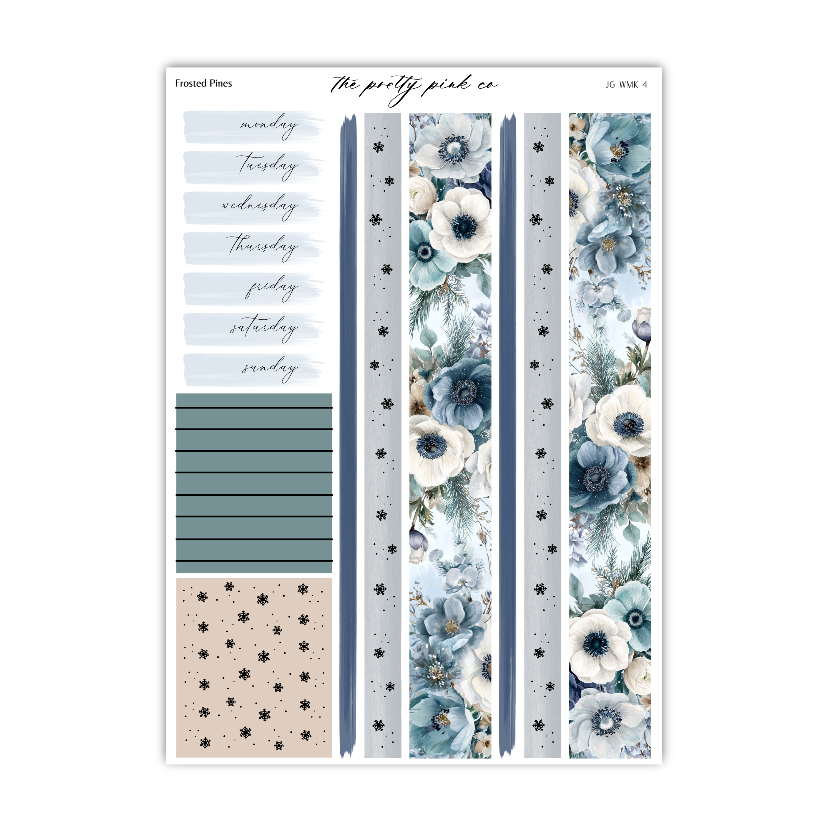 Frosted Pines | Foiled Weekly Kit