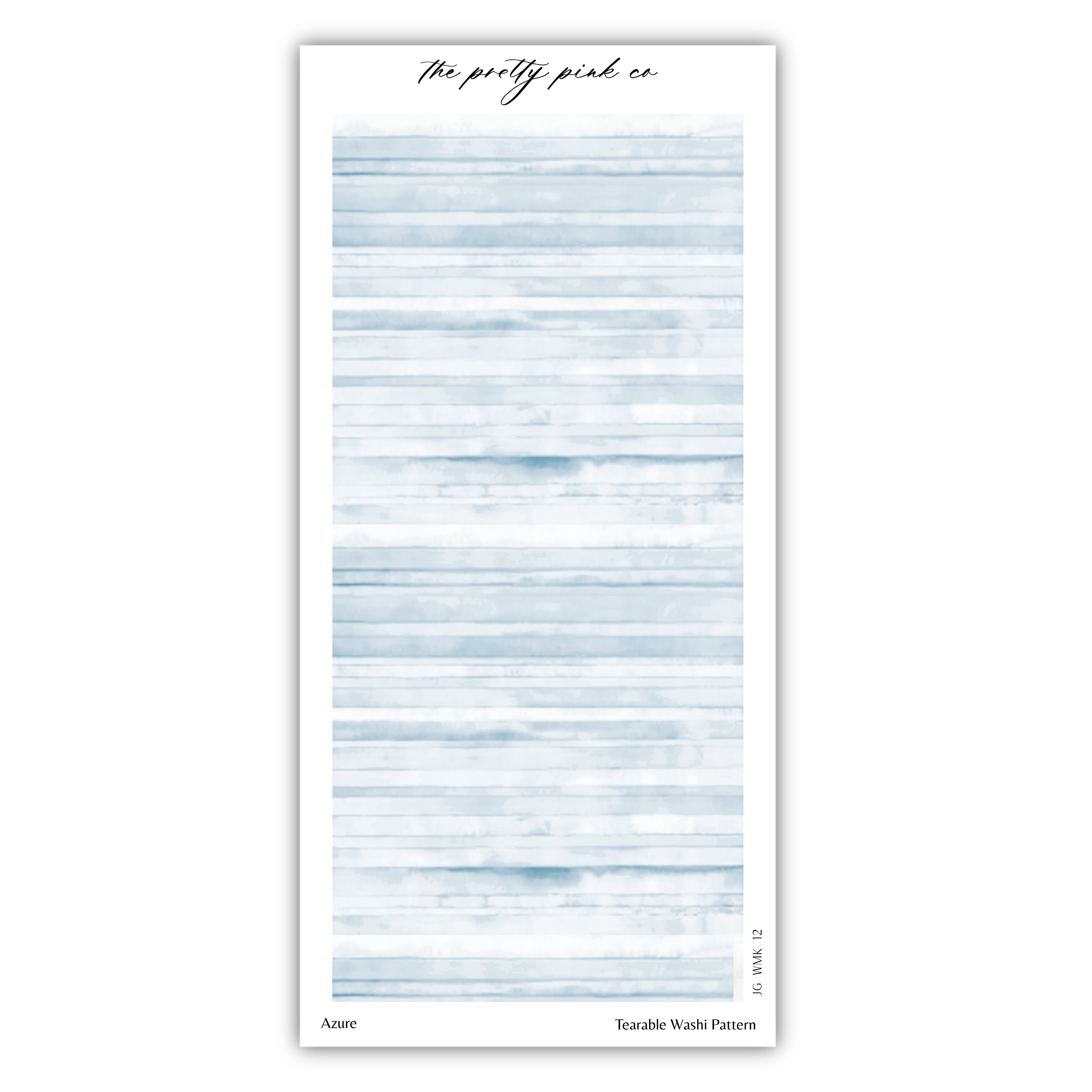 Azure | Tearable Washi Pattern