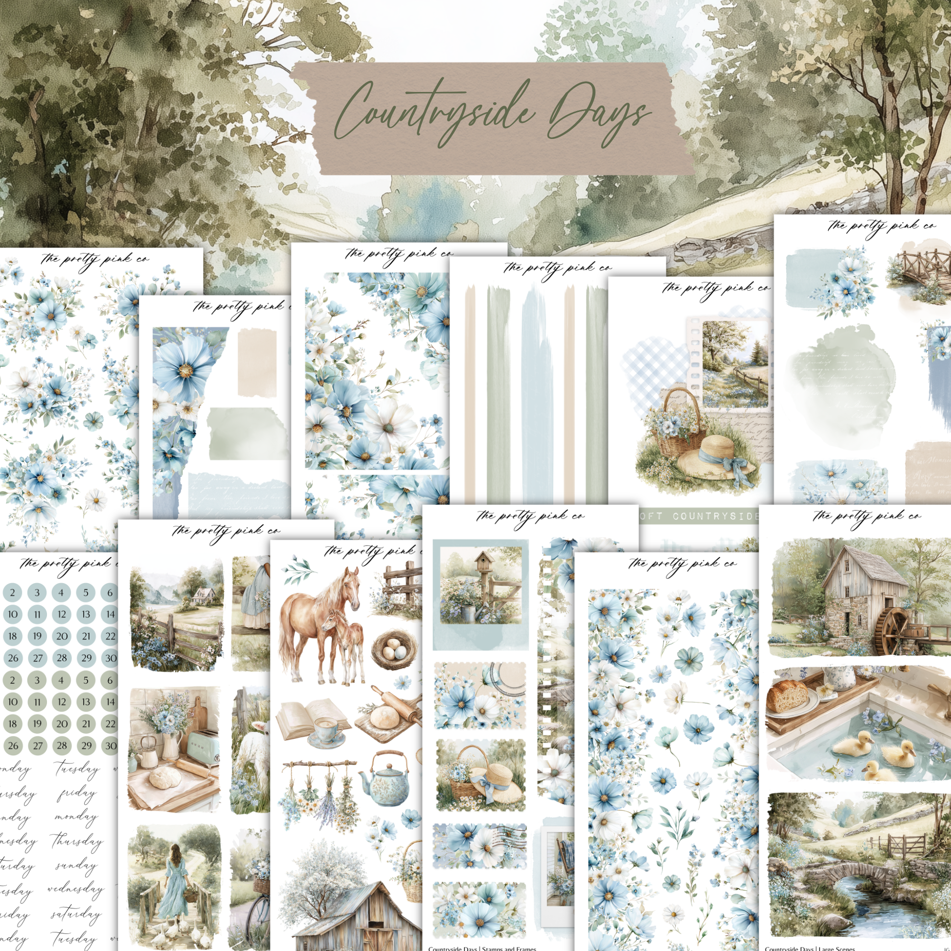Countryside Days | Decorative Kit