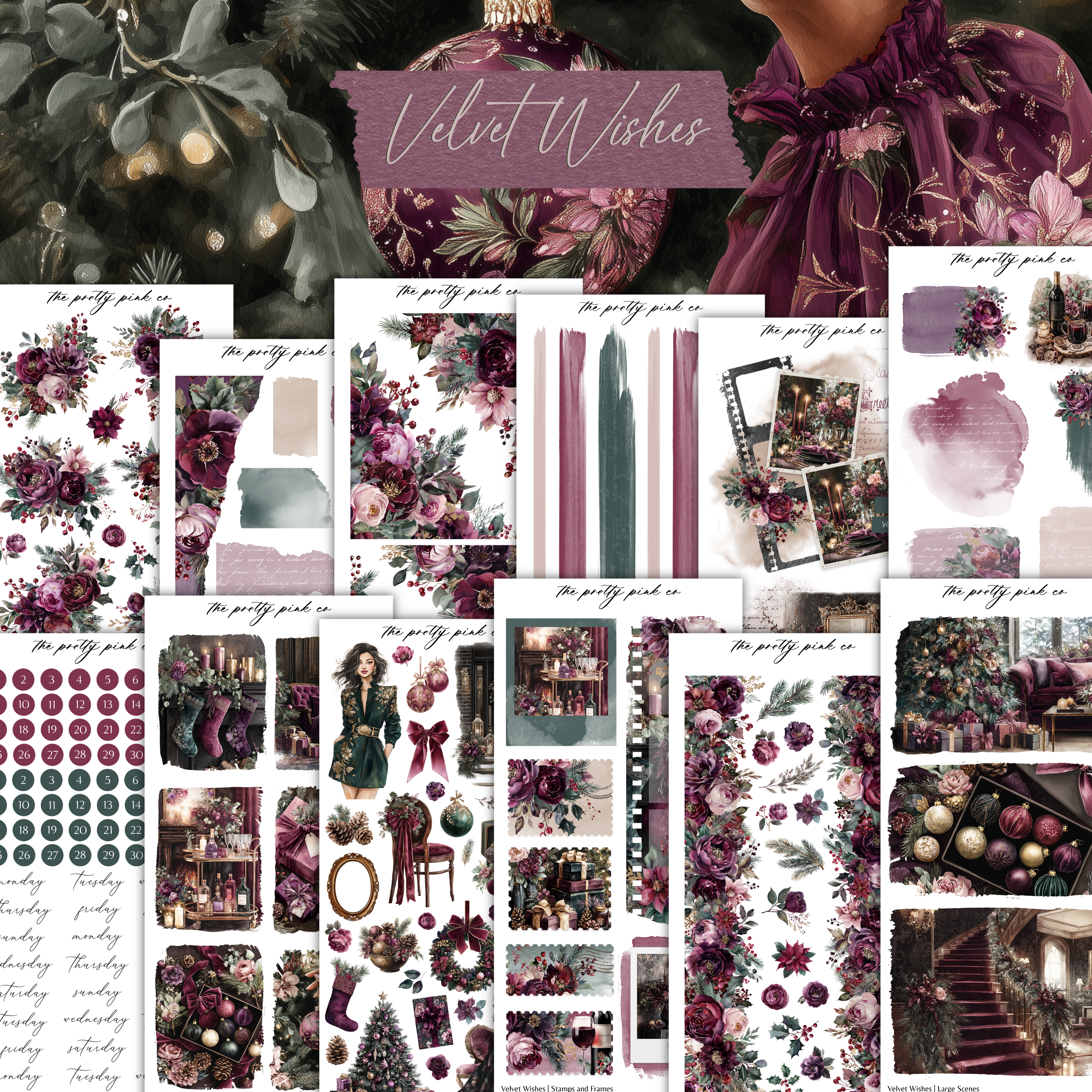 Velvet Wishes | Decorative Kit