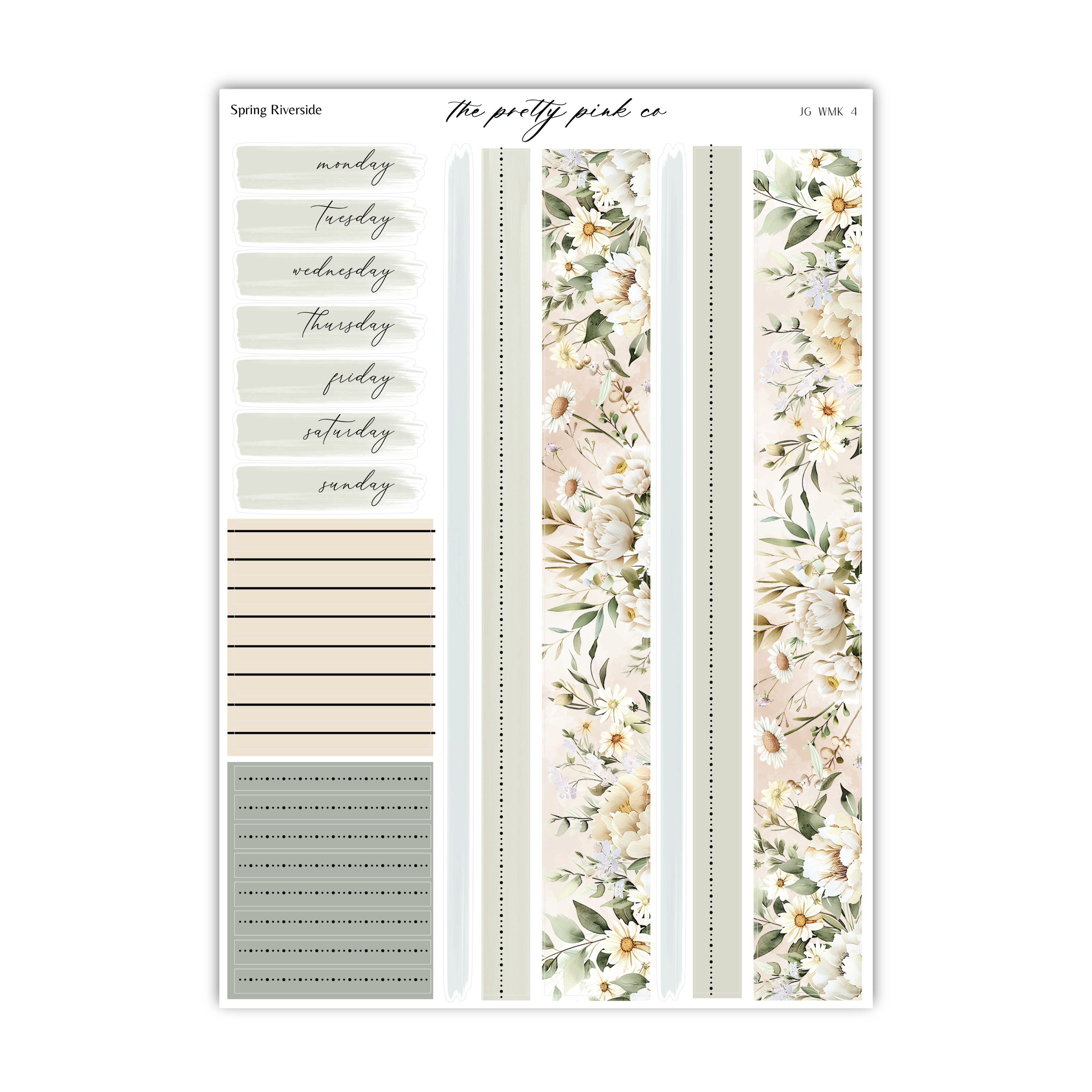 Spring Riverside | Foiled Weekly Kit