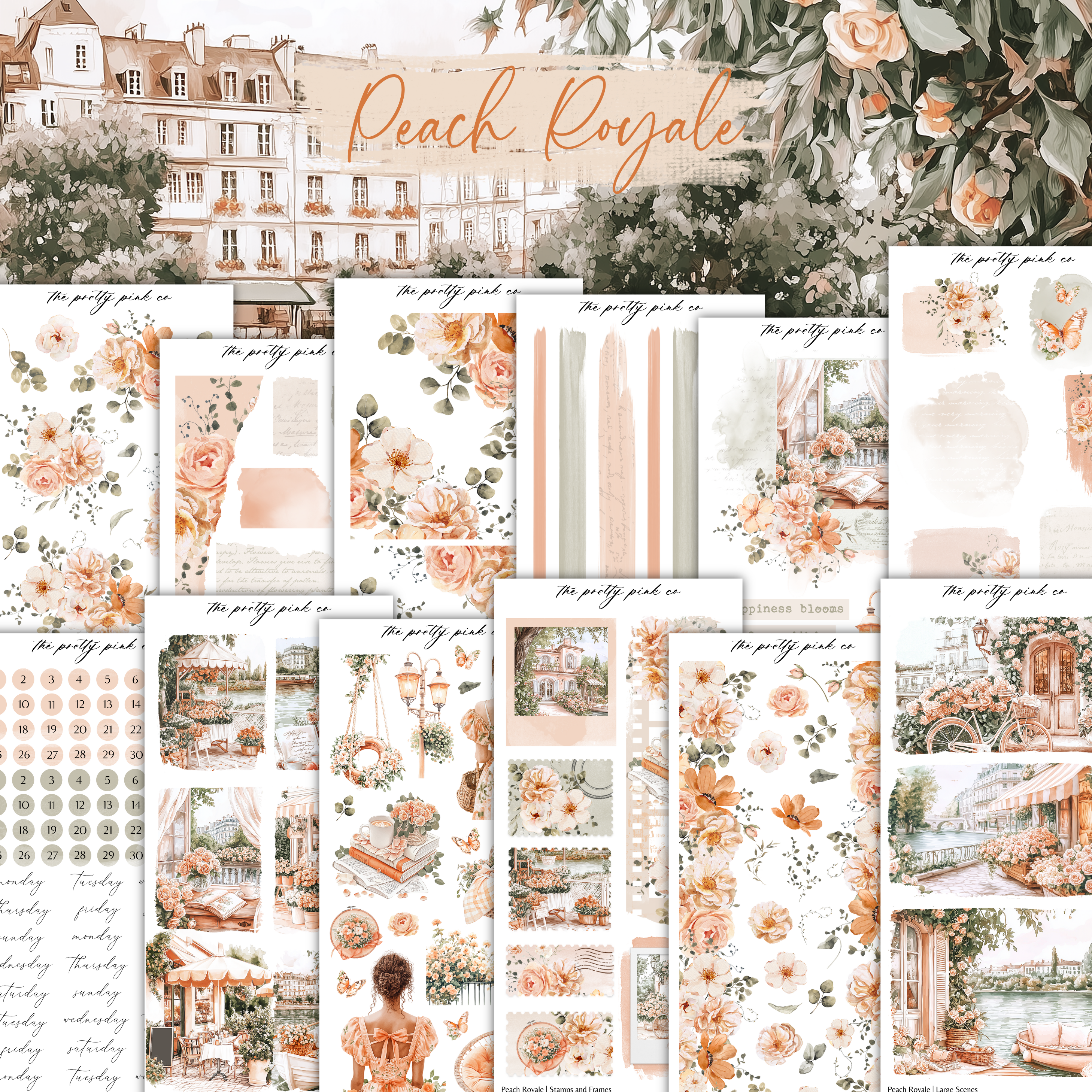 Peach Royale | Decorative Kit