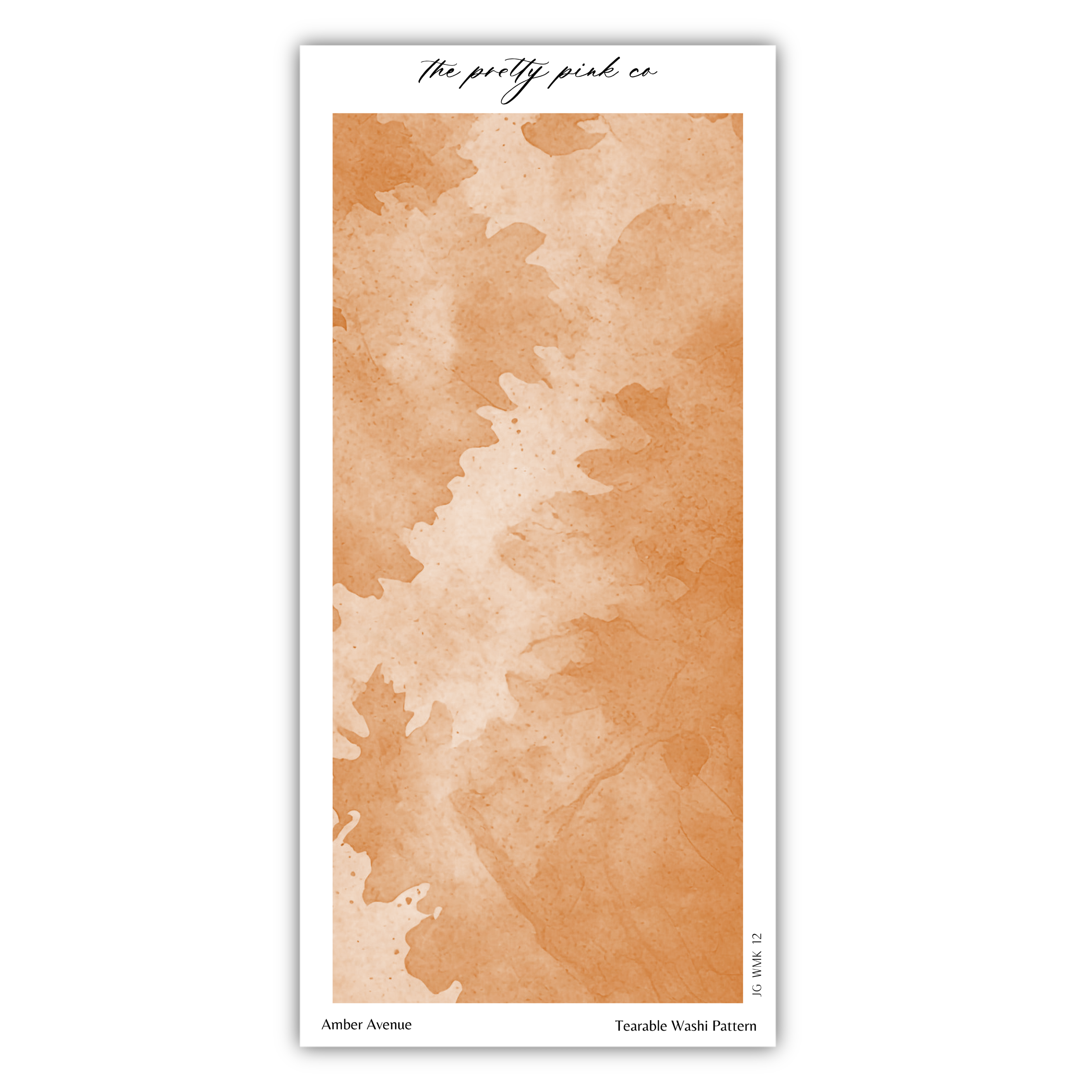 Amber Avenue | Tearable Washi Pattern