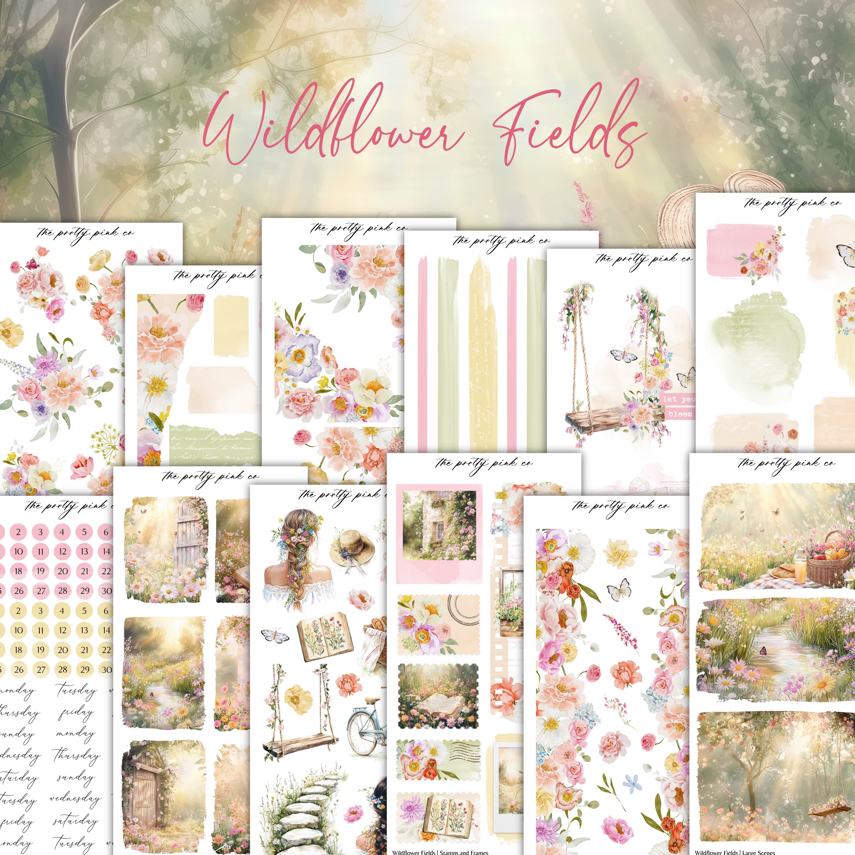 Wildflower Fields | Decorative Kit