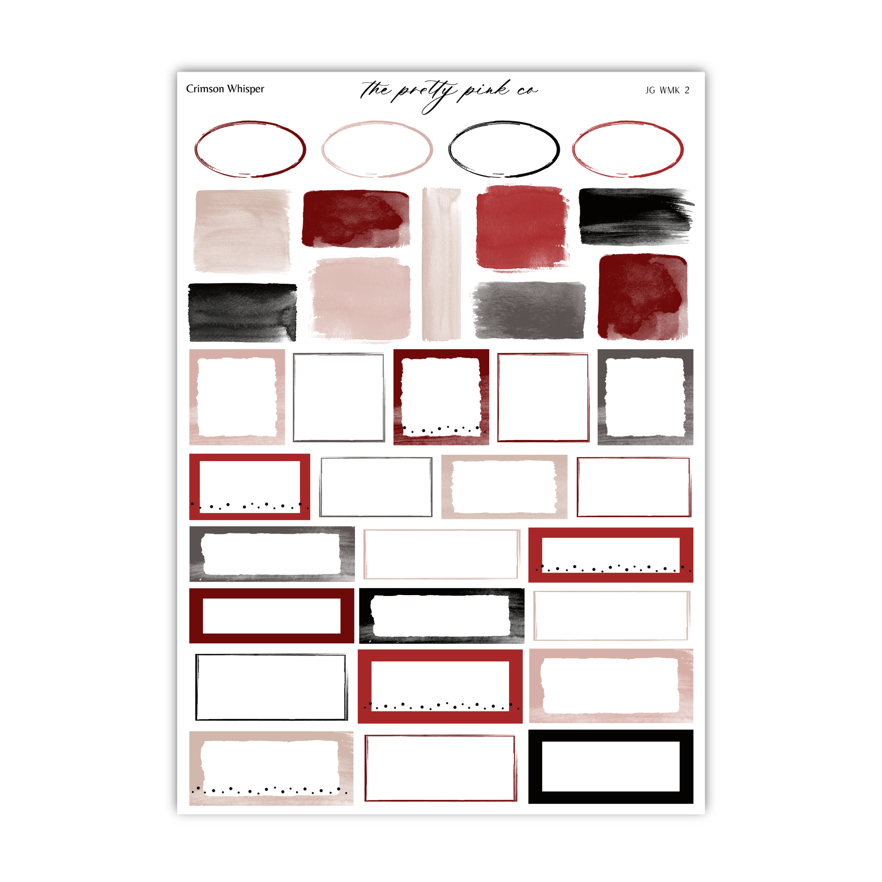 Crimson Whisper | Foiled Weekly Kit