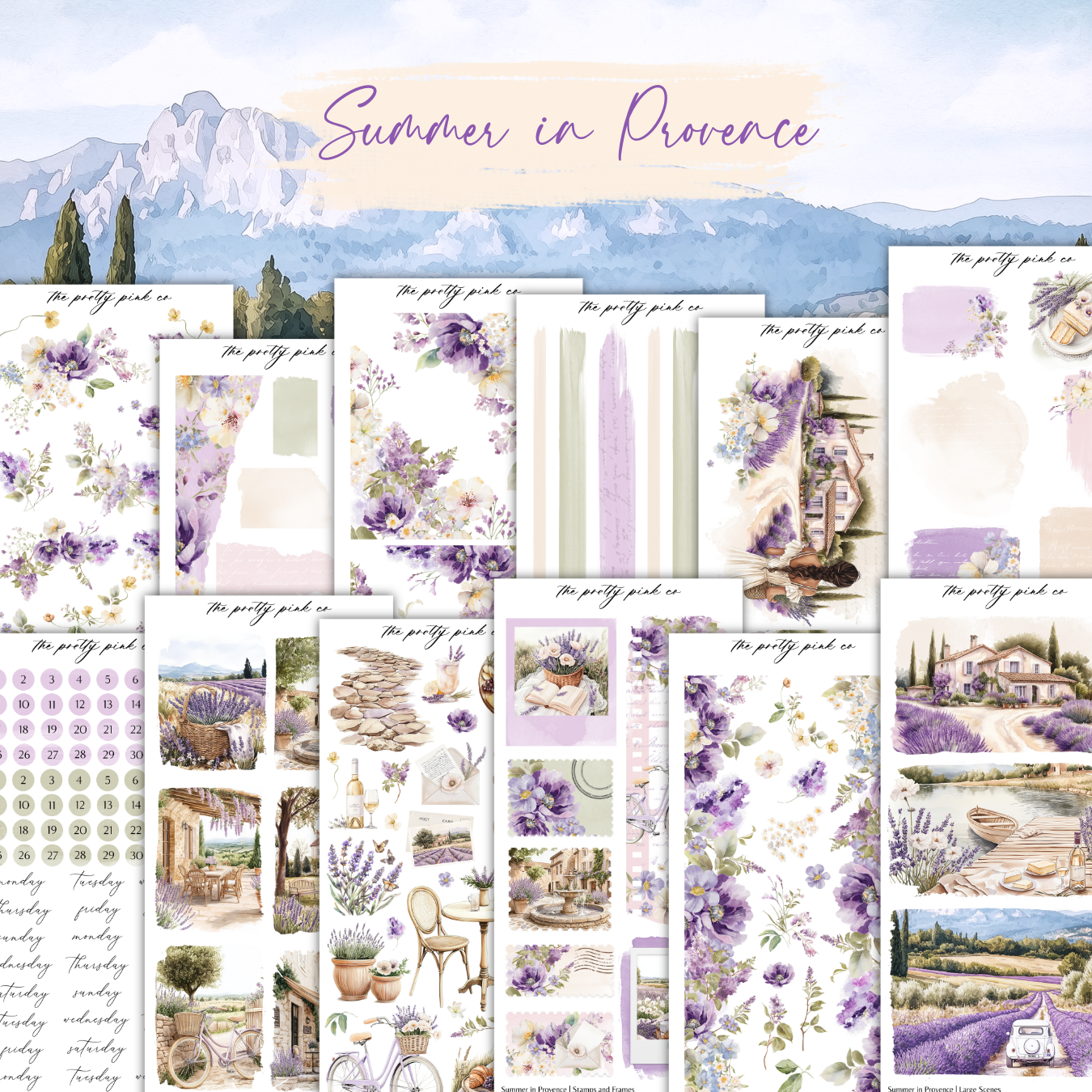 Summer in Provence | Decorative Kit