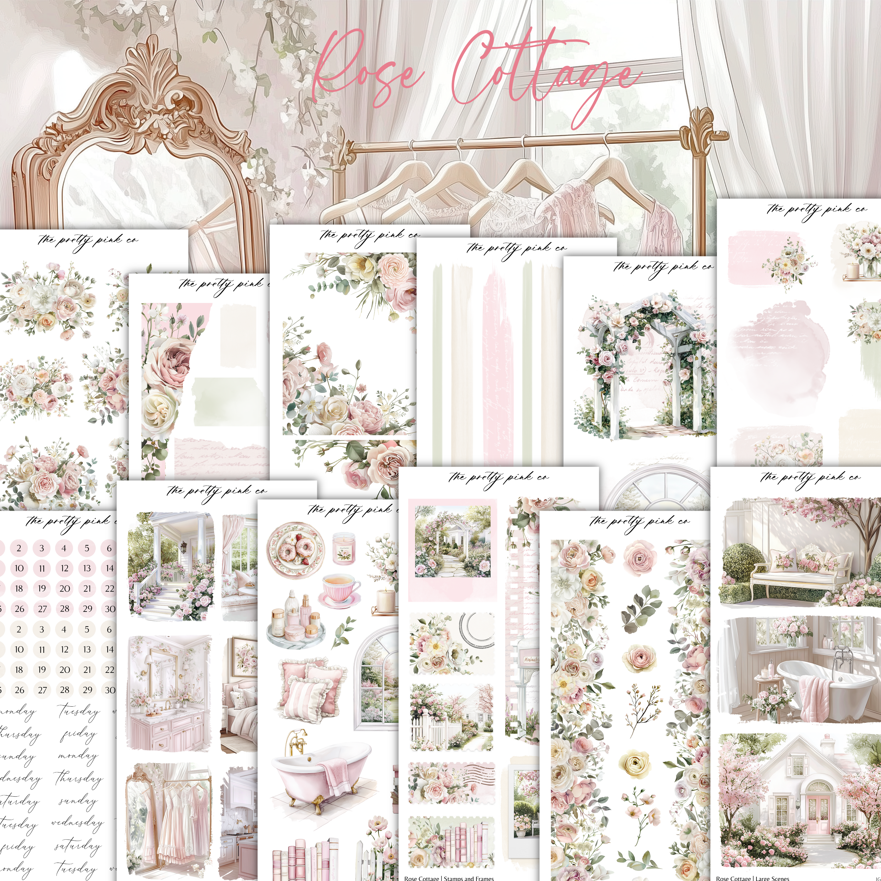 Rose Cottage | Decorative Kit