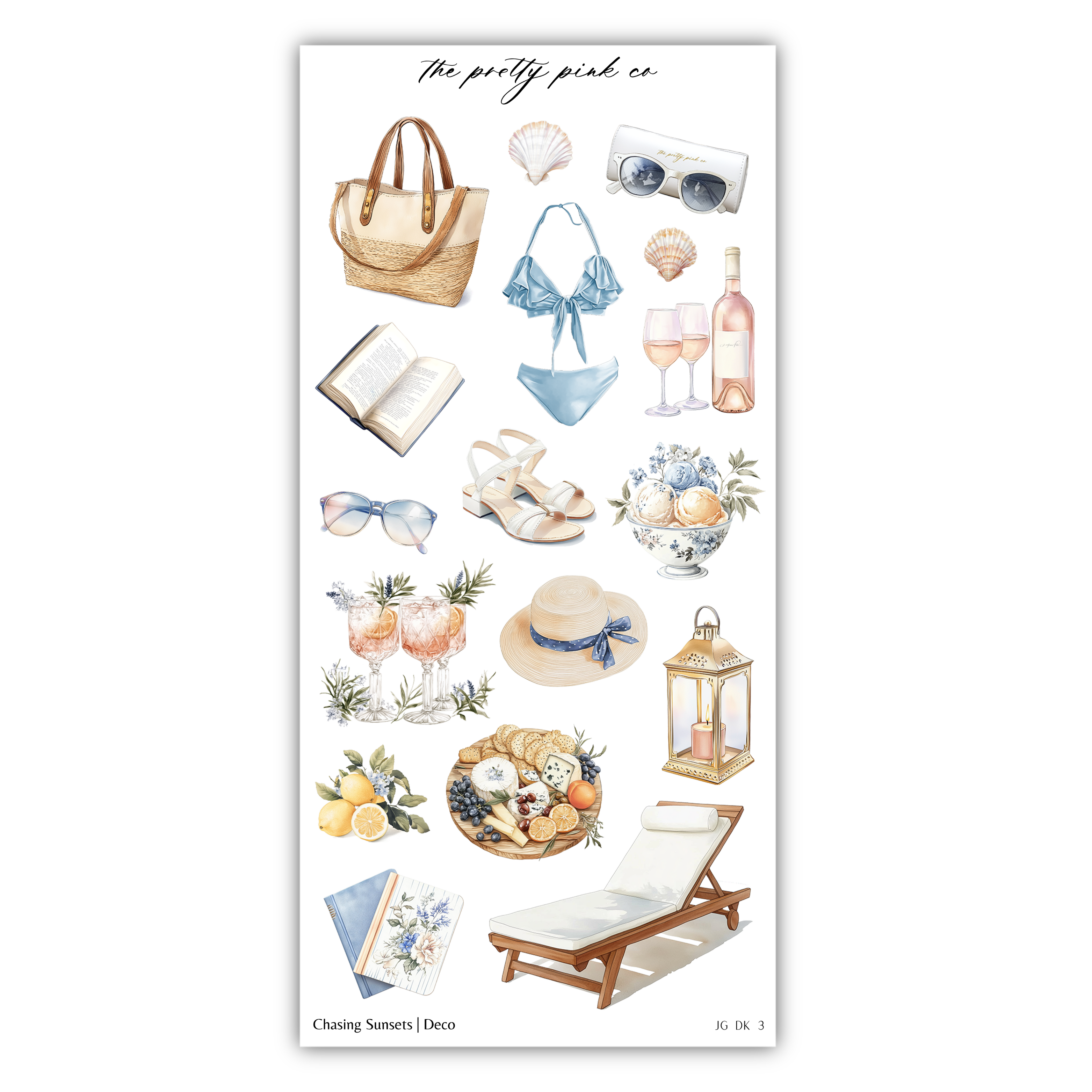 Chasing Sunsets | Decorative Kit