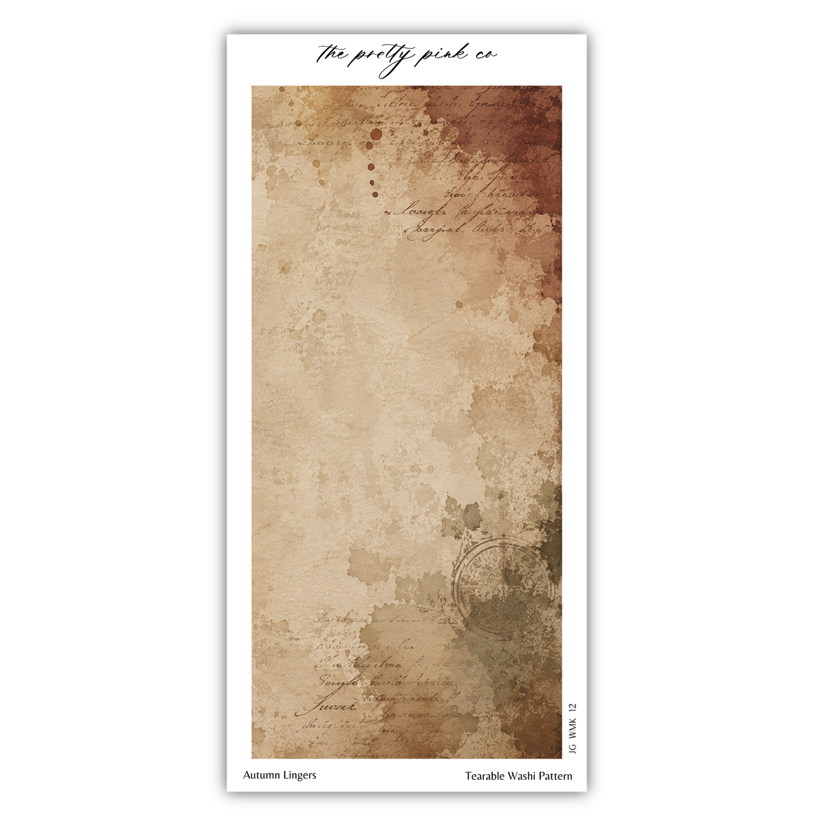 Autumn Lingers | Tearable Washi Pattern