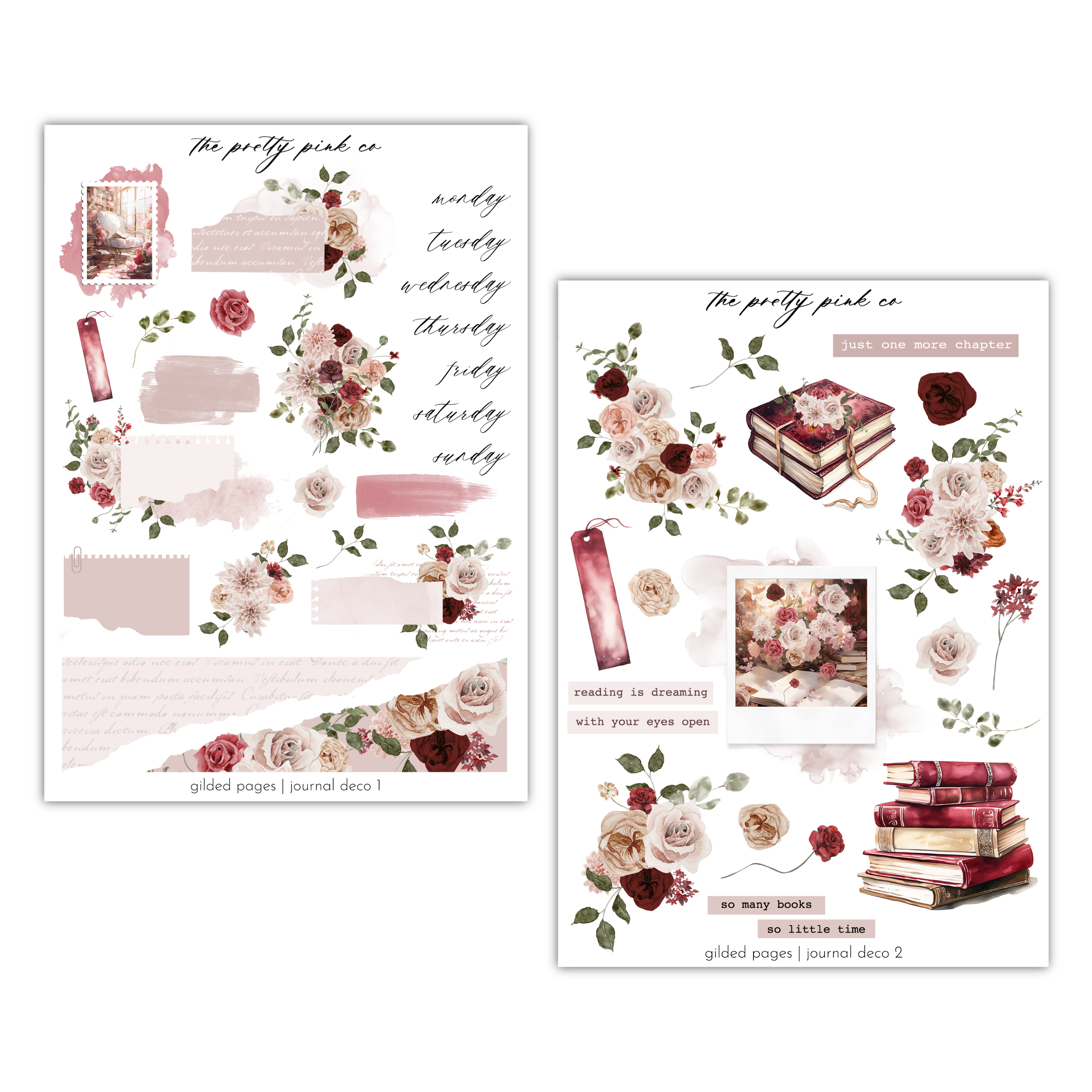 Gilded Pages  Journaling Kit – The Pretty Pink Co