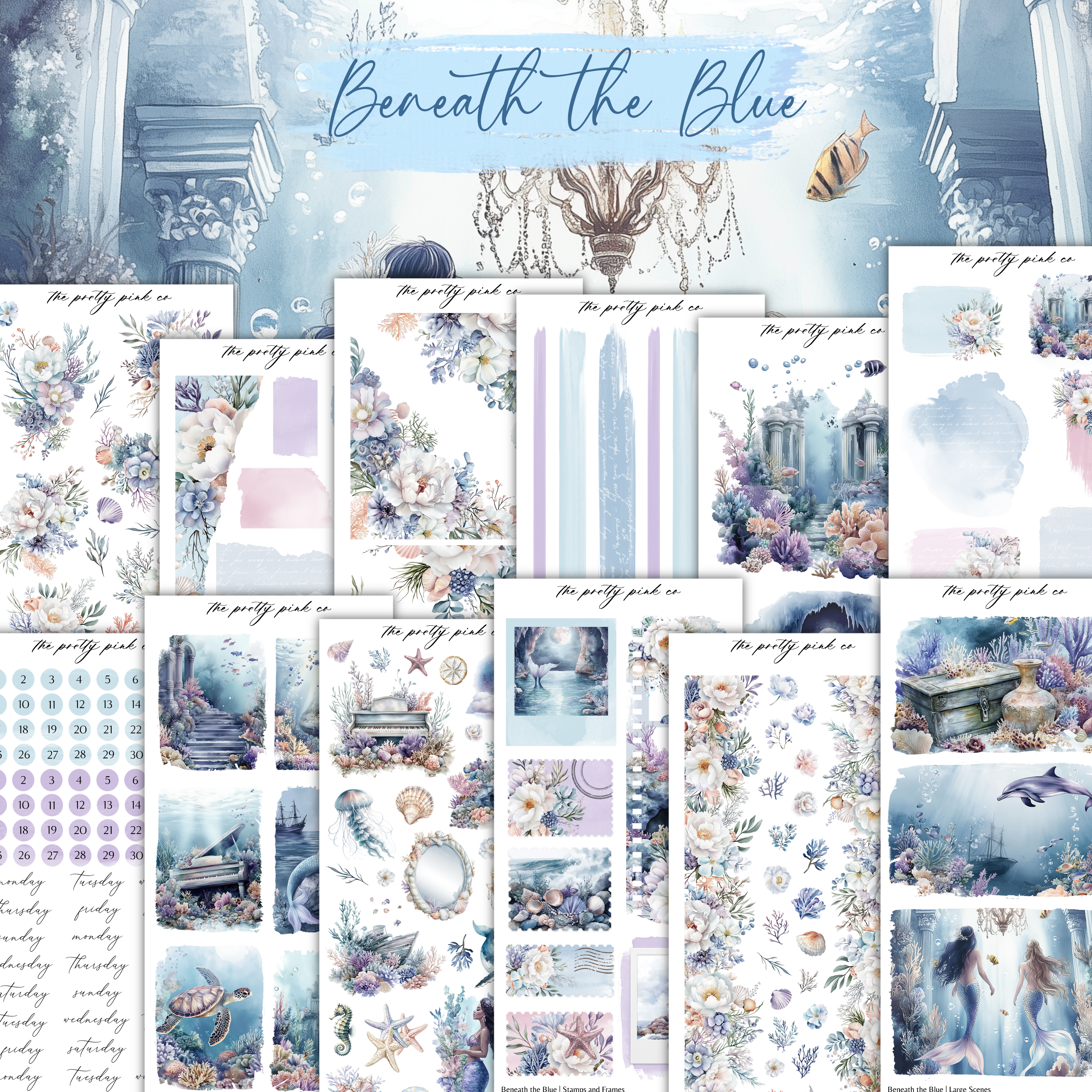 Beneath The Blue | Decorative Kit