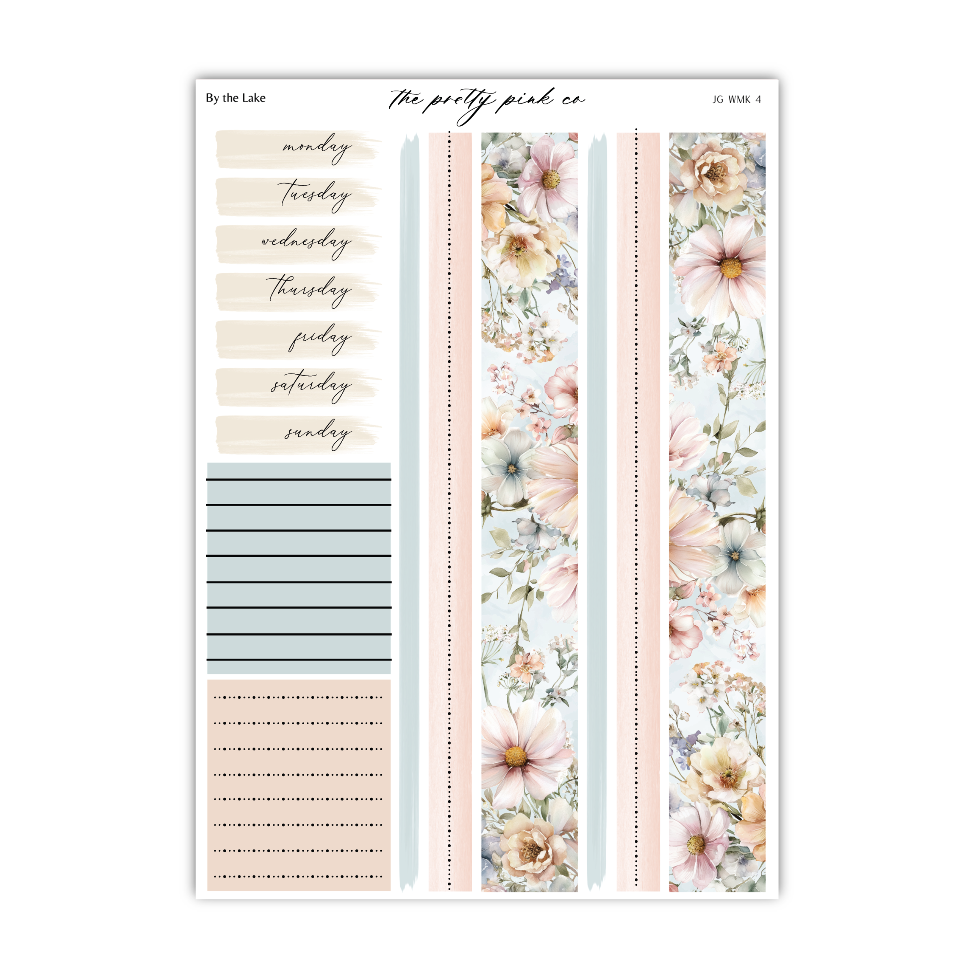 By the Lake | Foiled Weekly Kit