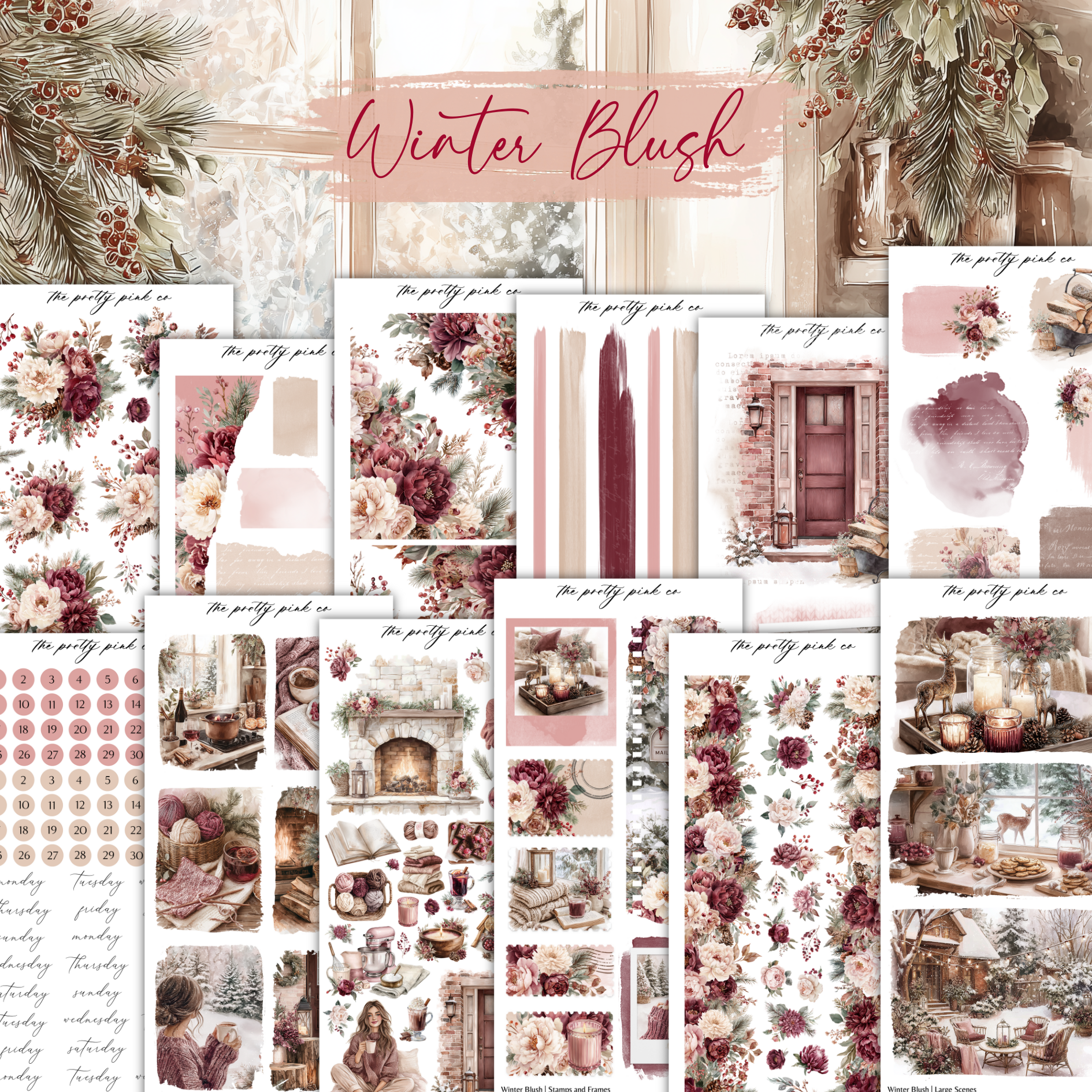 Winter Blush | Decorative Kit