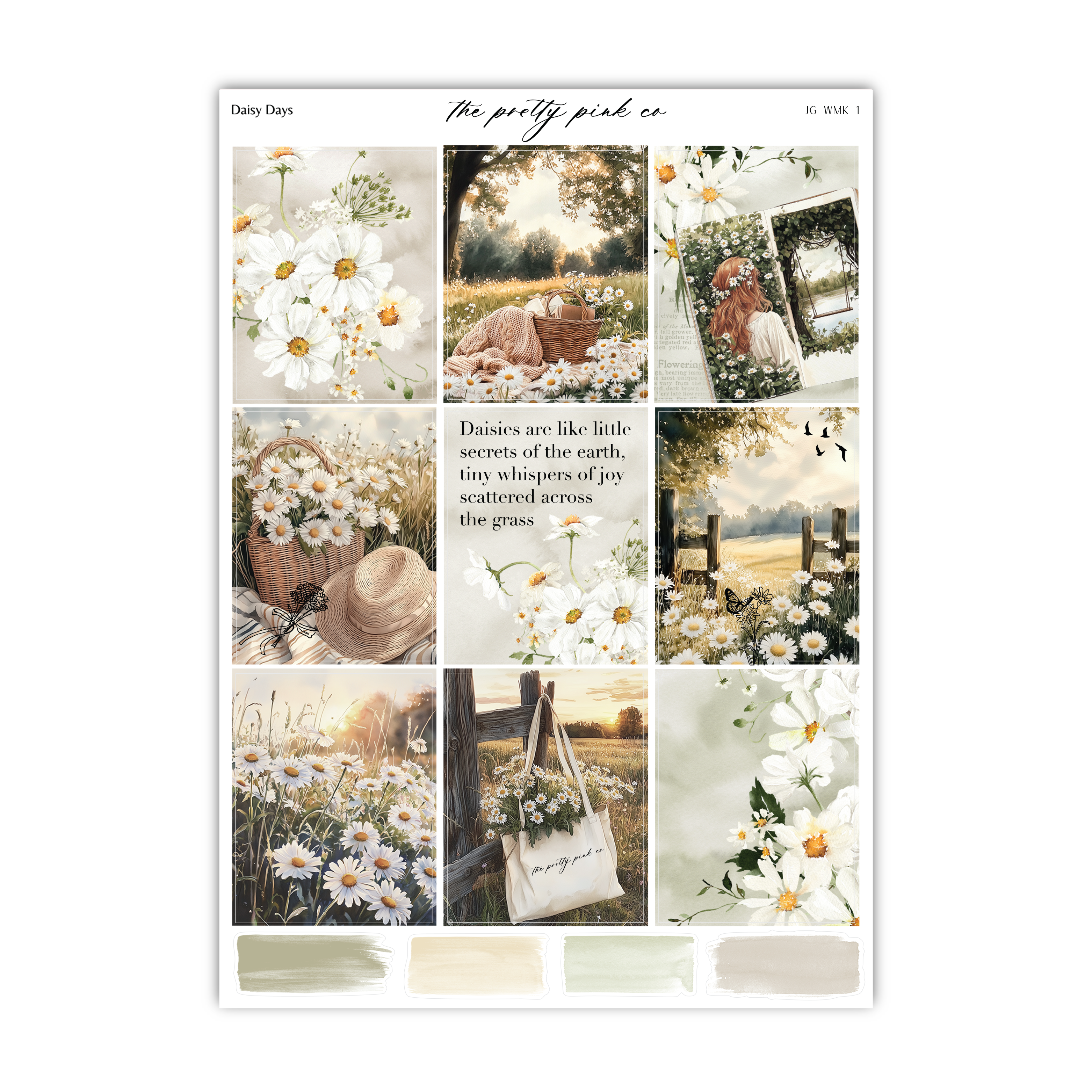 Daisy Days | Foiled Weekly Kit