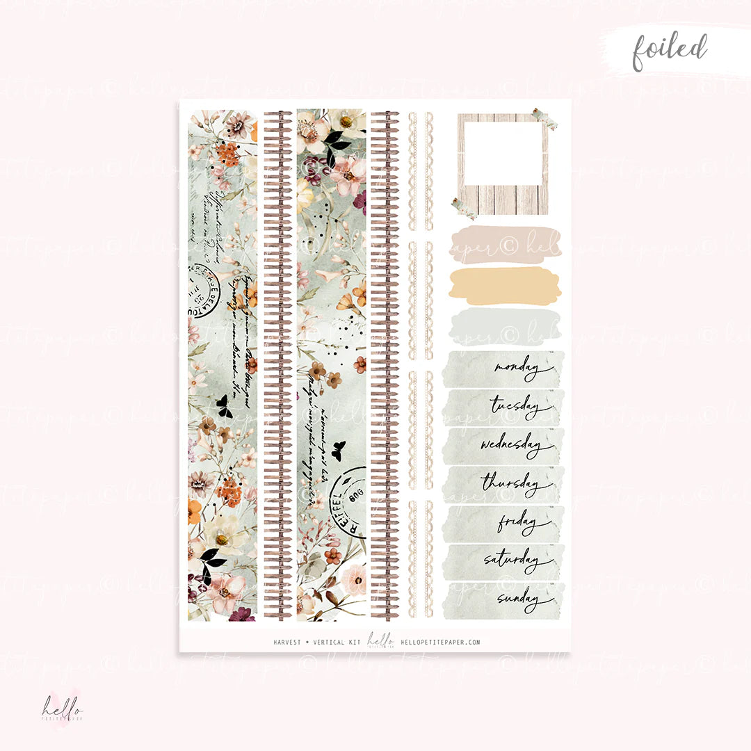 The image is a collection of decorative elements, including a floral pattern, a frame, and a list of days of the week. The text in the image is not too long, and it appears to be a collage of various design elements.