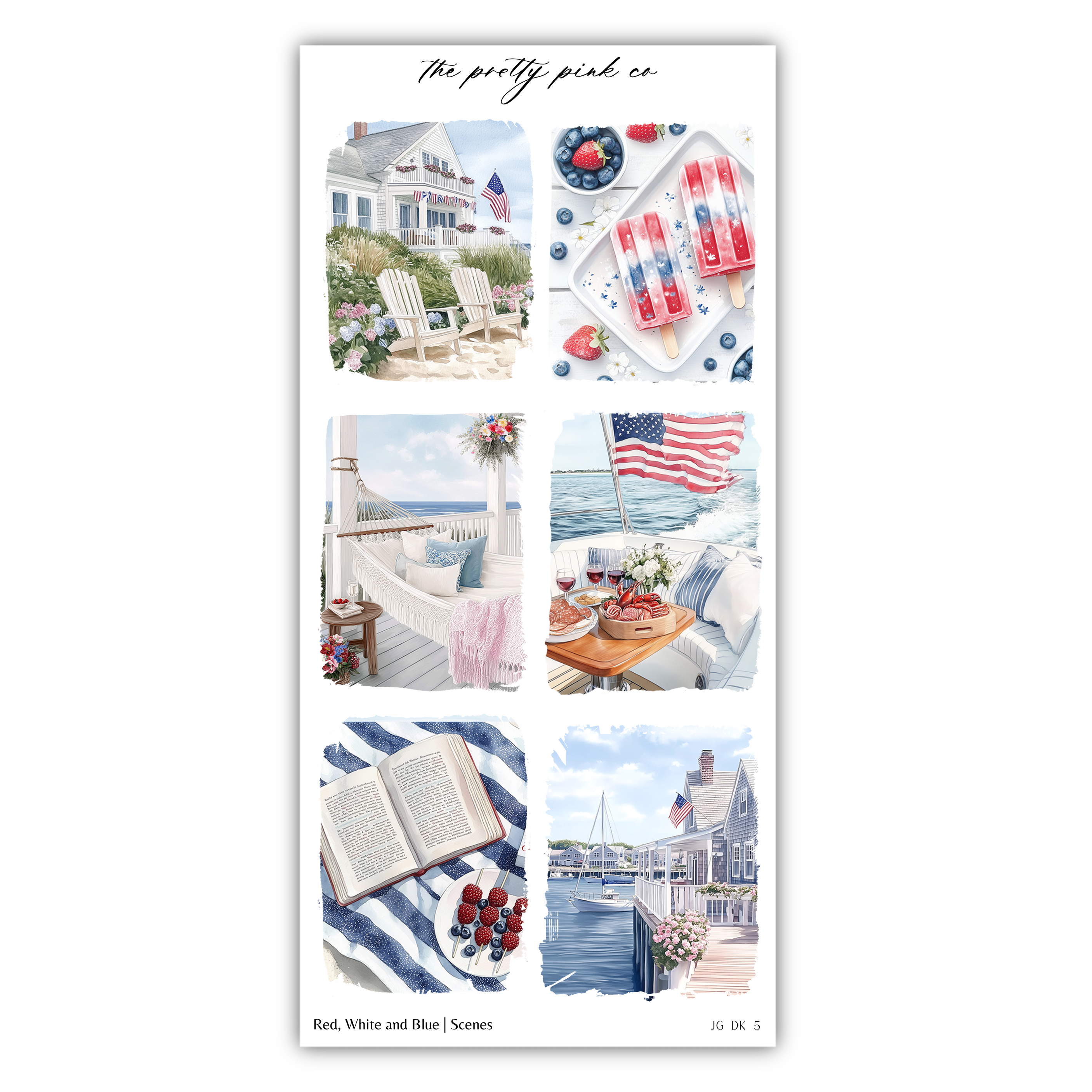 Red, White and Blue | Decorative Kit