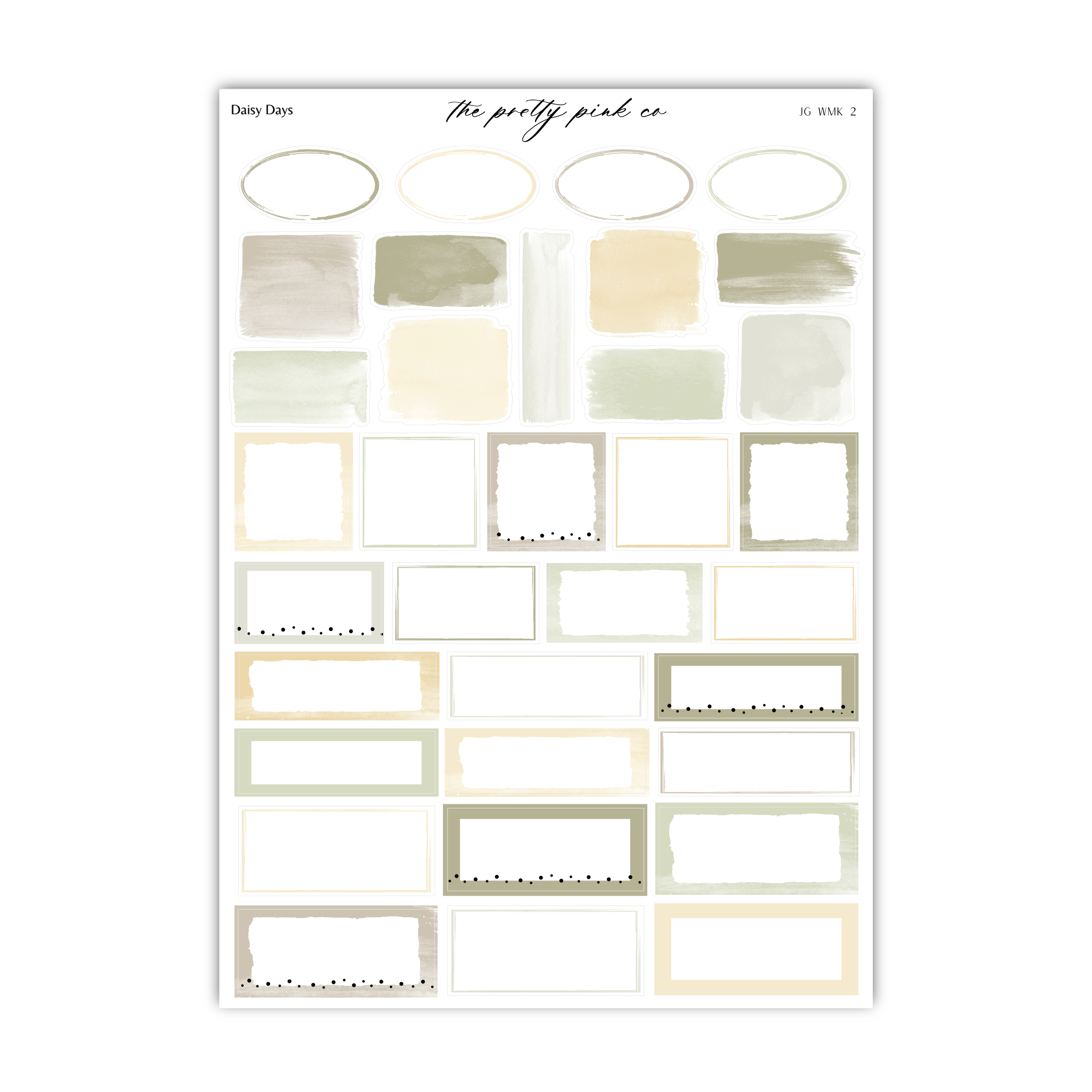 Daisy Days | Foiled Weekly Kit