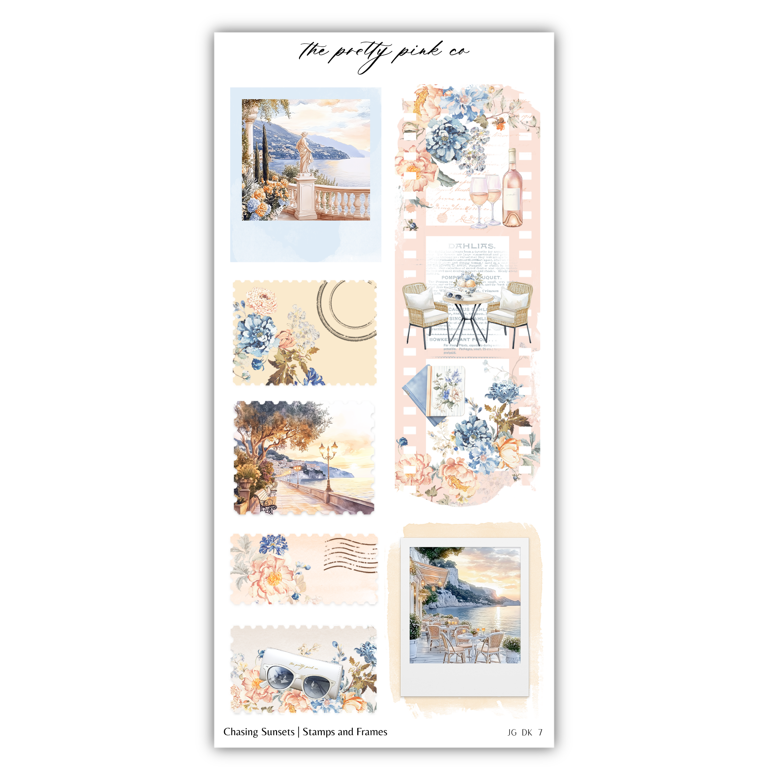 Chasing Sunsets | Decorative Kit