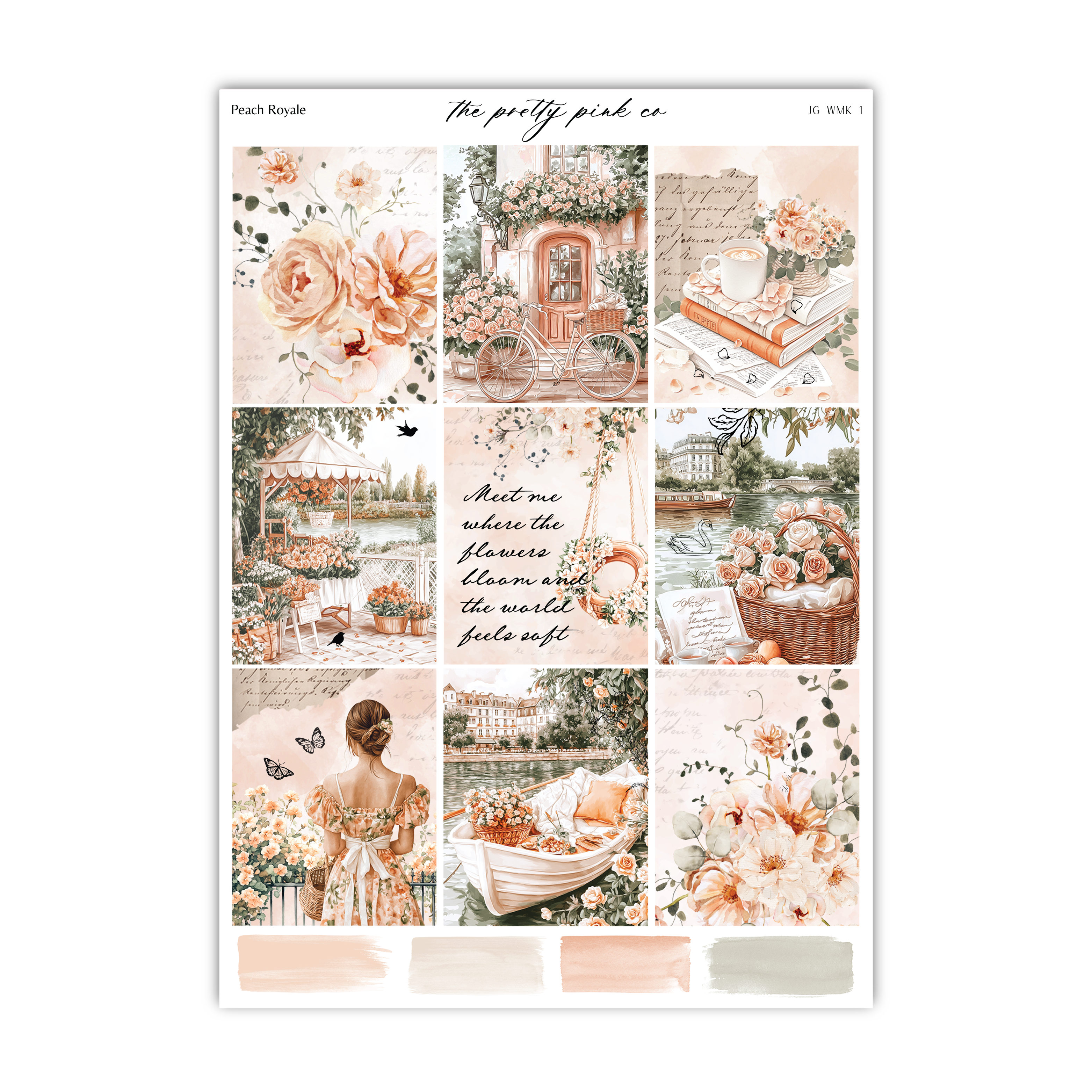 Peach Royale | Foiled Weekly Kit