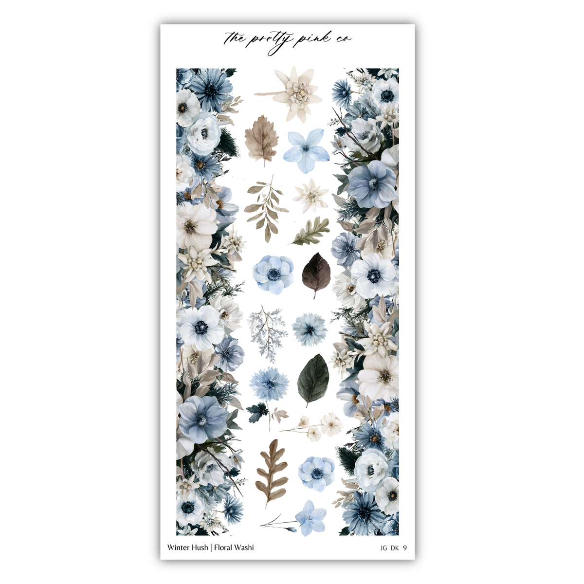 The image is a collage of various floral elements, including flowers, leaves, and branches, arranged in a visually appealing manner.
