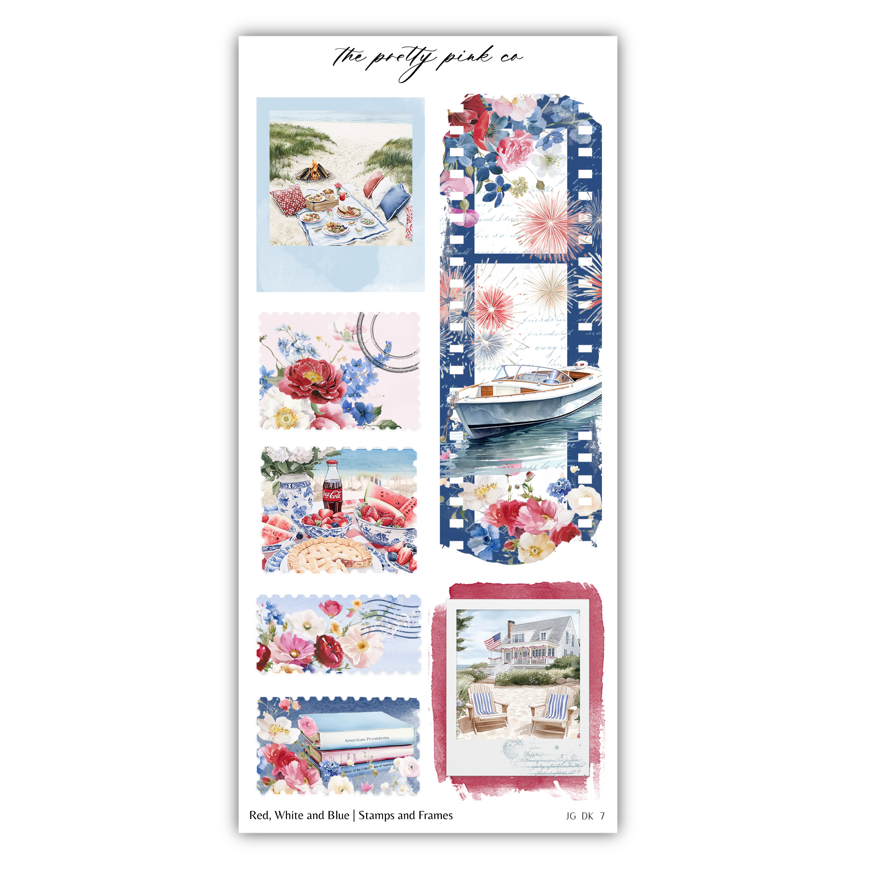 Red, White and Blue | Decorative Kit
