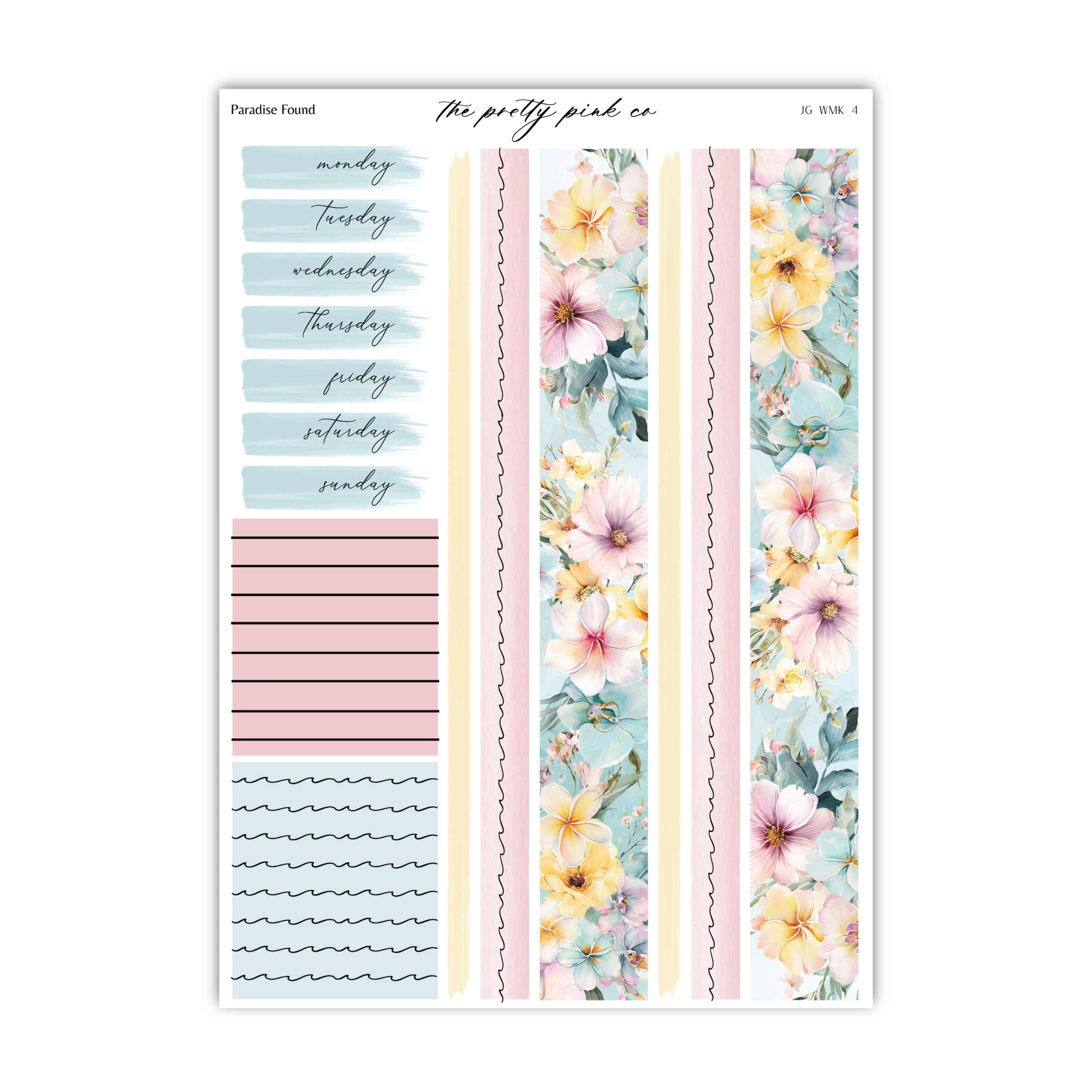 Paradise Found | Foiled Weekly Kit