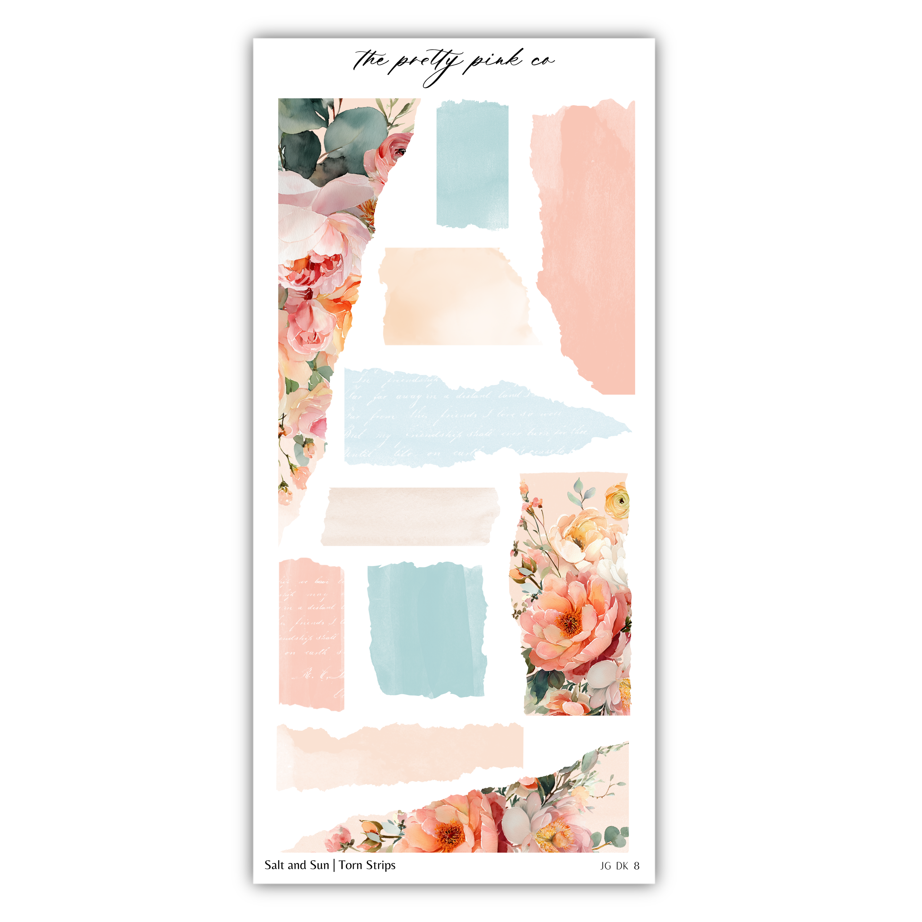 The image is a collage of various floral and abstract elements, including watercolor-like splashes of color and shapes resembling flowers and leaves. The collage appears to be a creative and artistic composition, with a focus on the use of pastel colors and natural motifs.