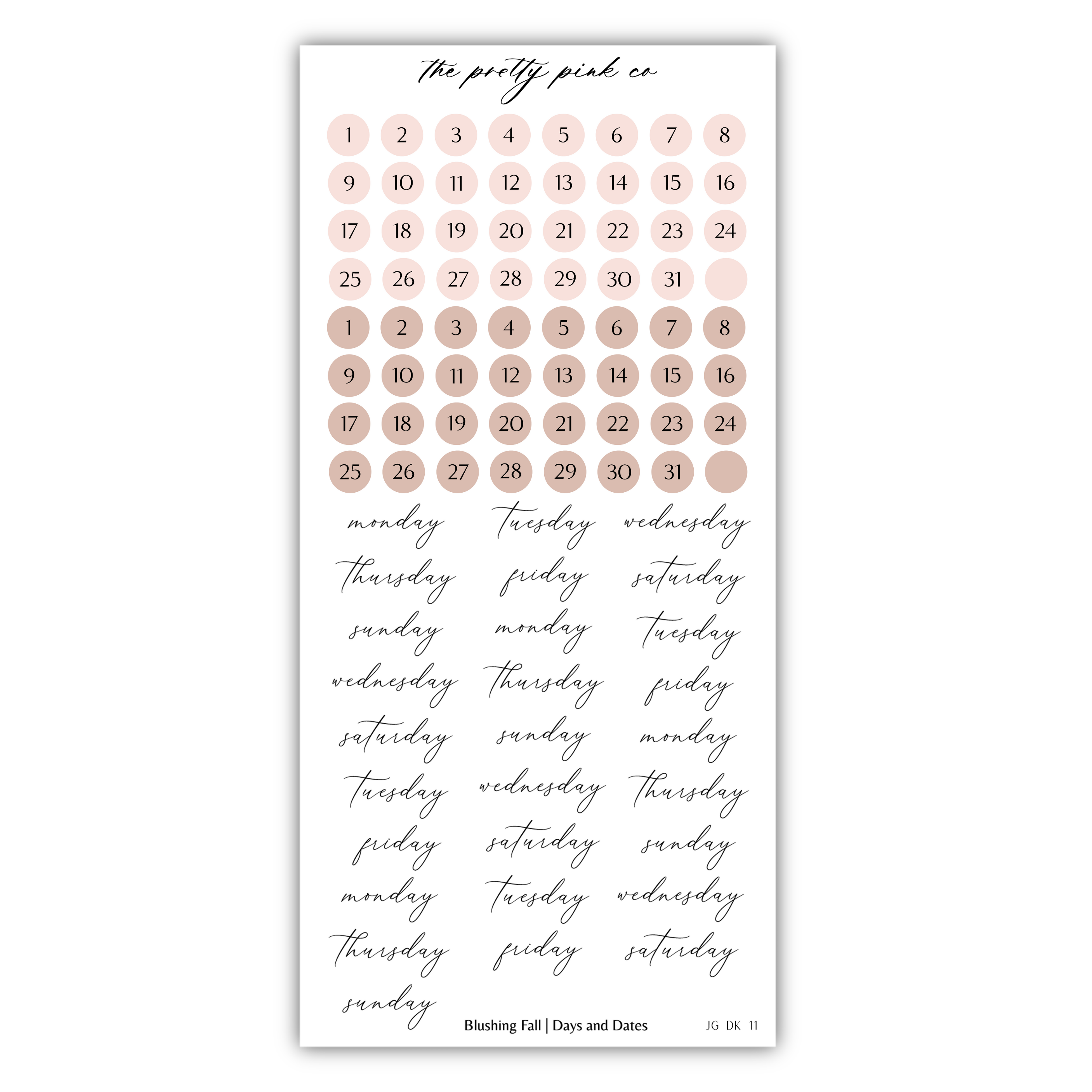 Blushing Fall | Decorative Kit