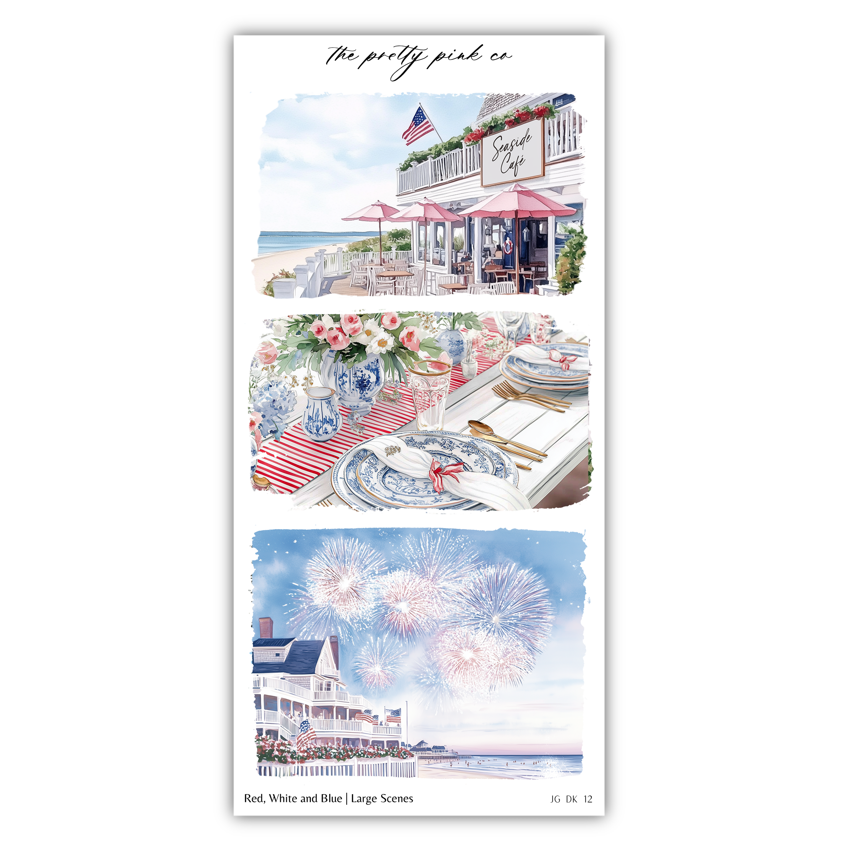 Red, White and Blue | Decorative Kit