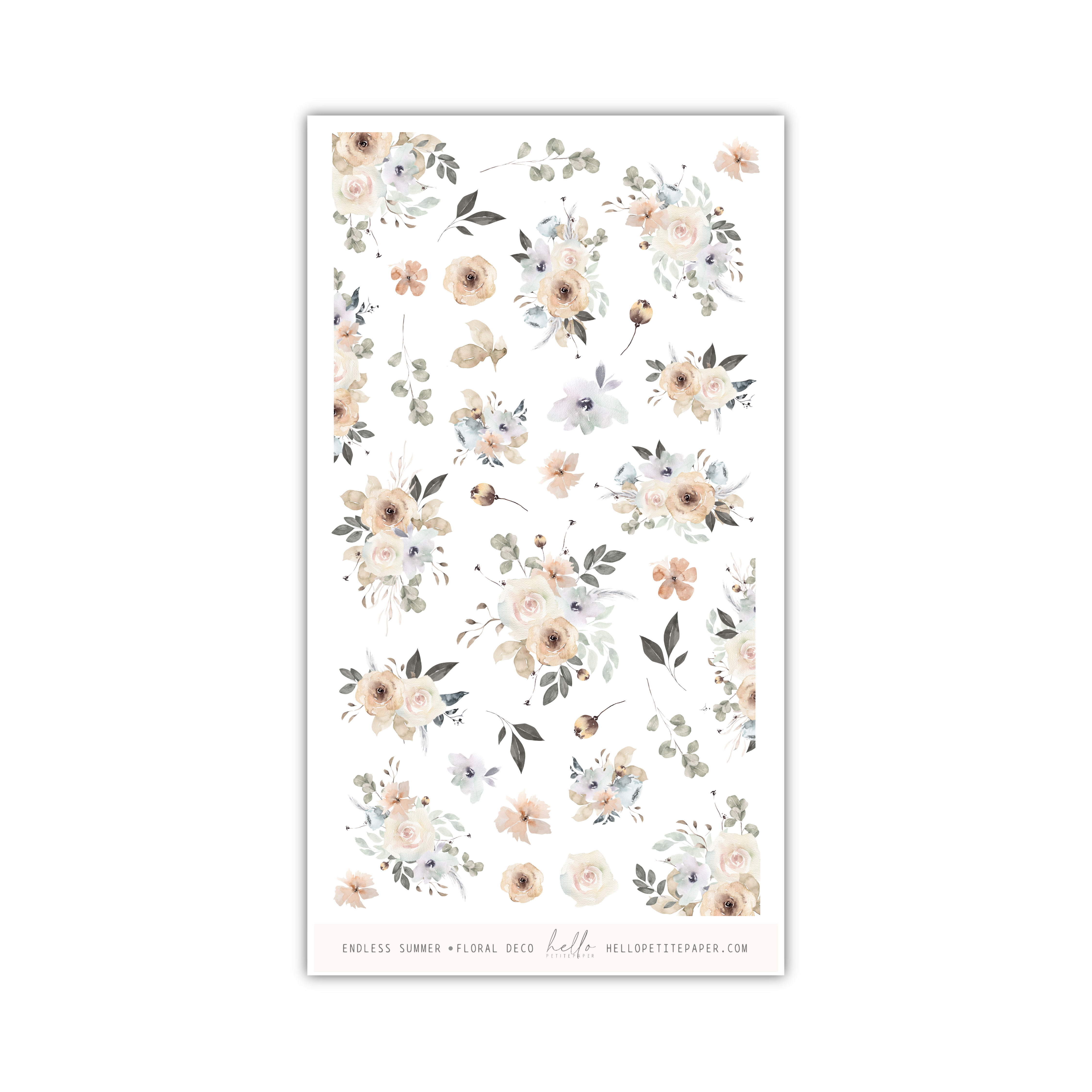 Endless Summer | Florals | Hello Petite Paper Collab