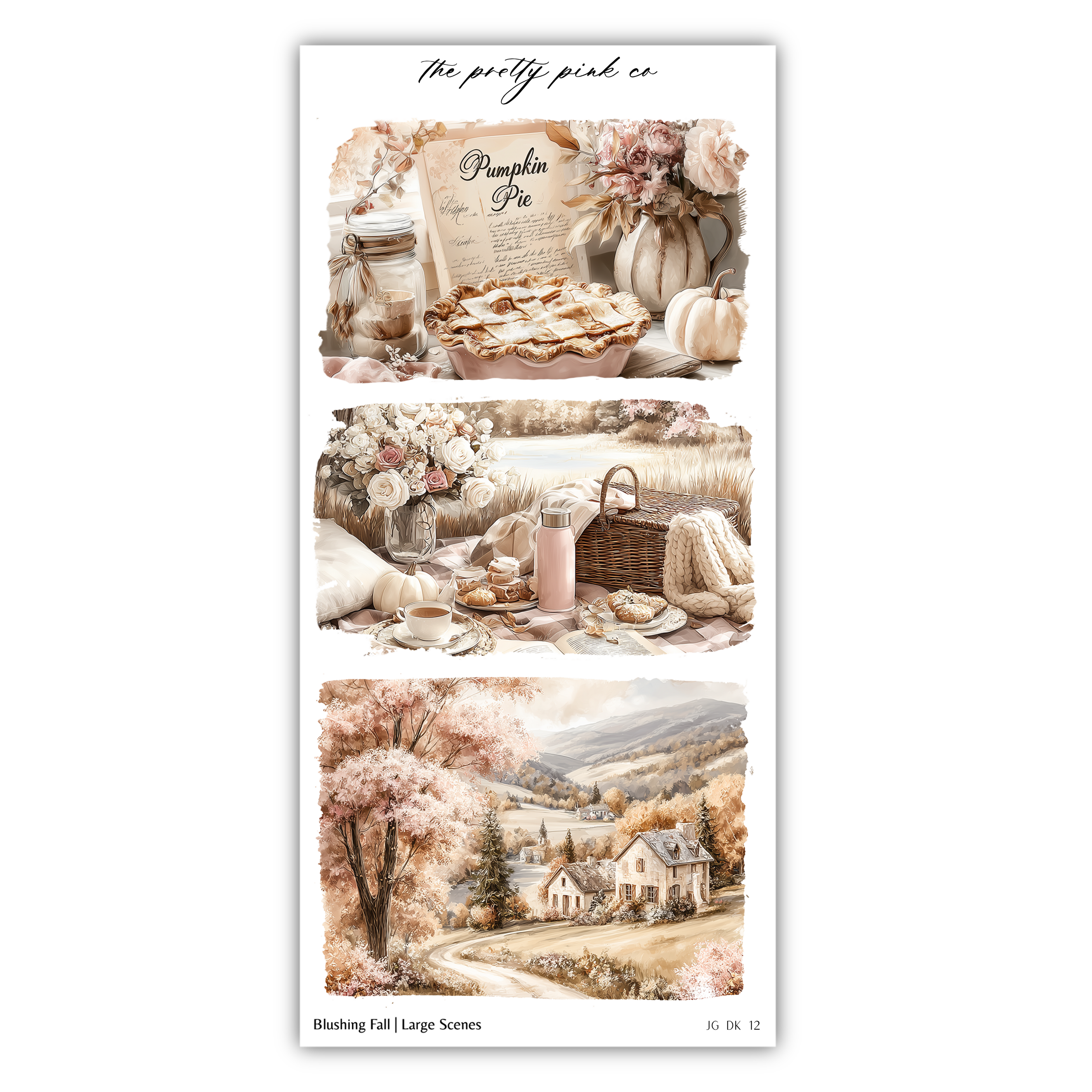 Blushing Fall | Decorative Kit