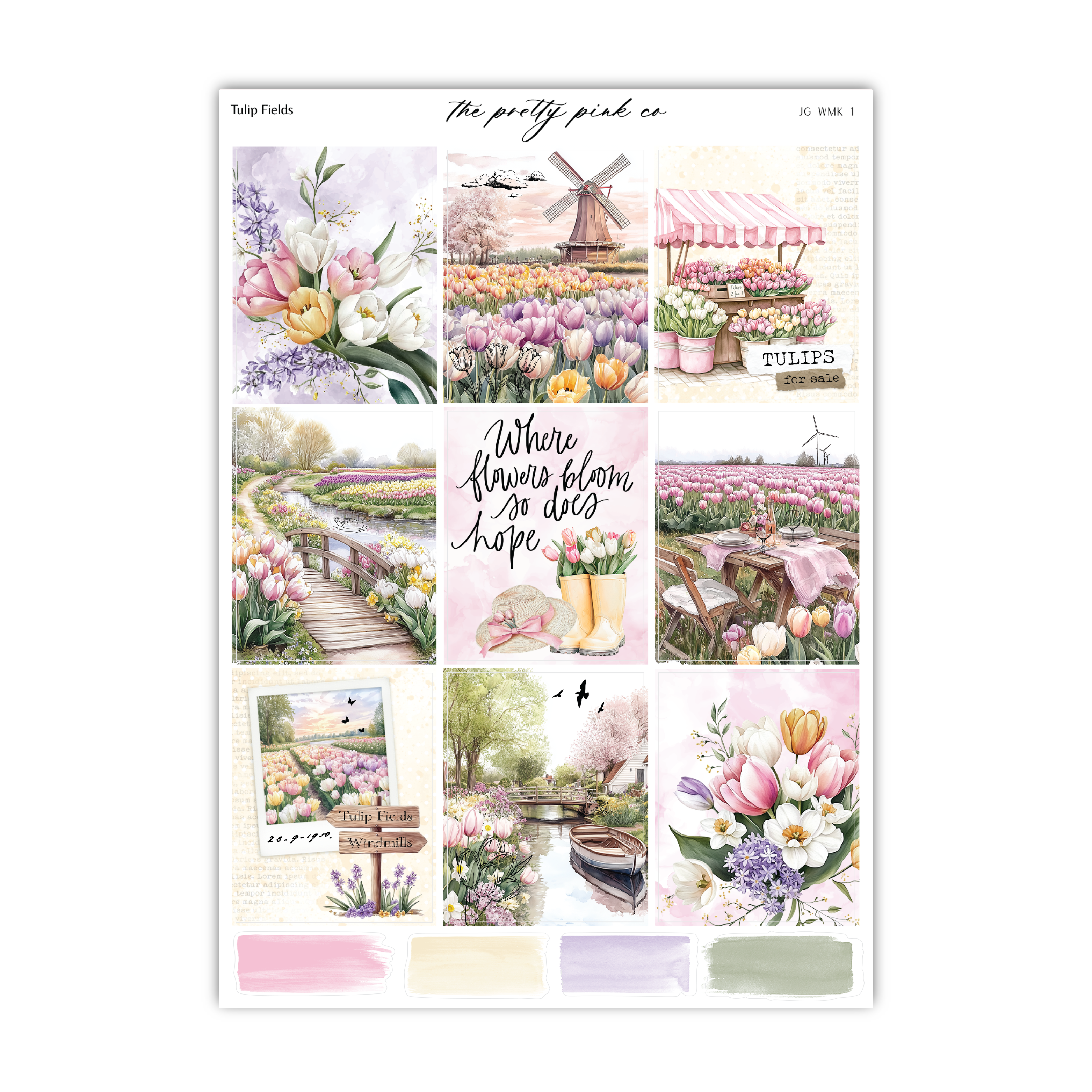 Tulip Fields | Foiled Weekly Kit