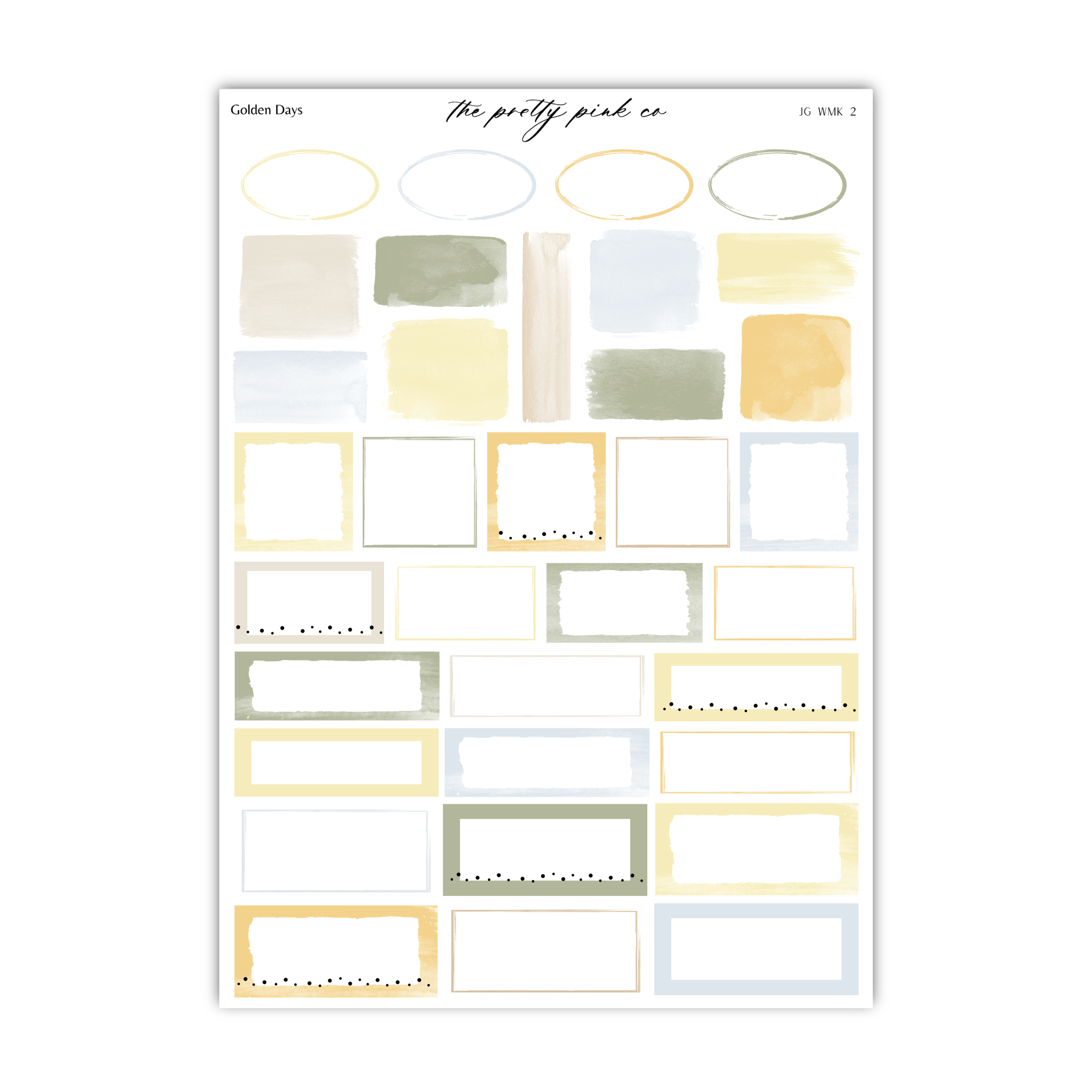 Golden Days | Foiled Weekly Kit