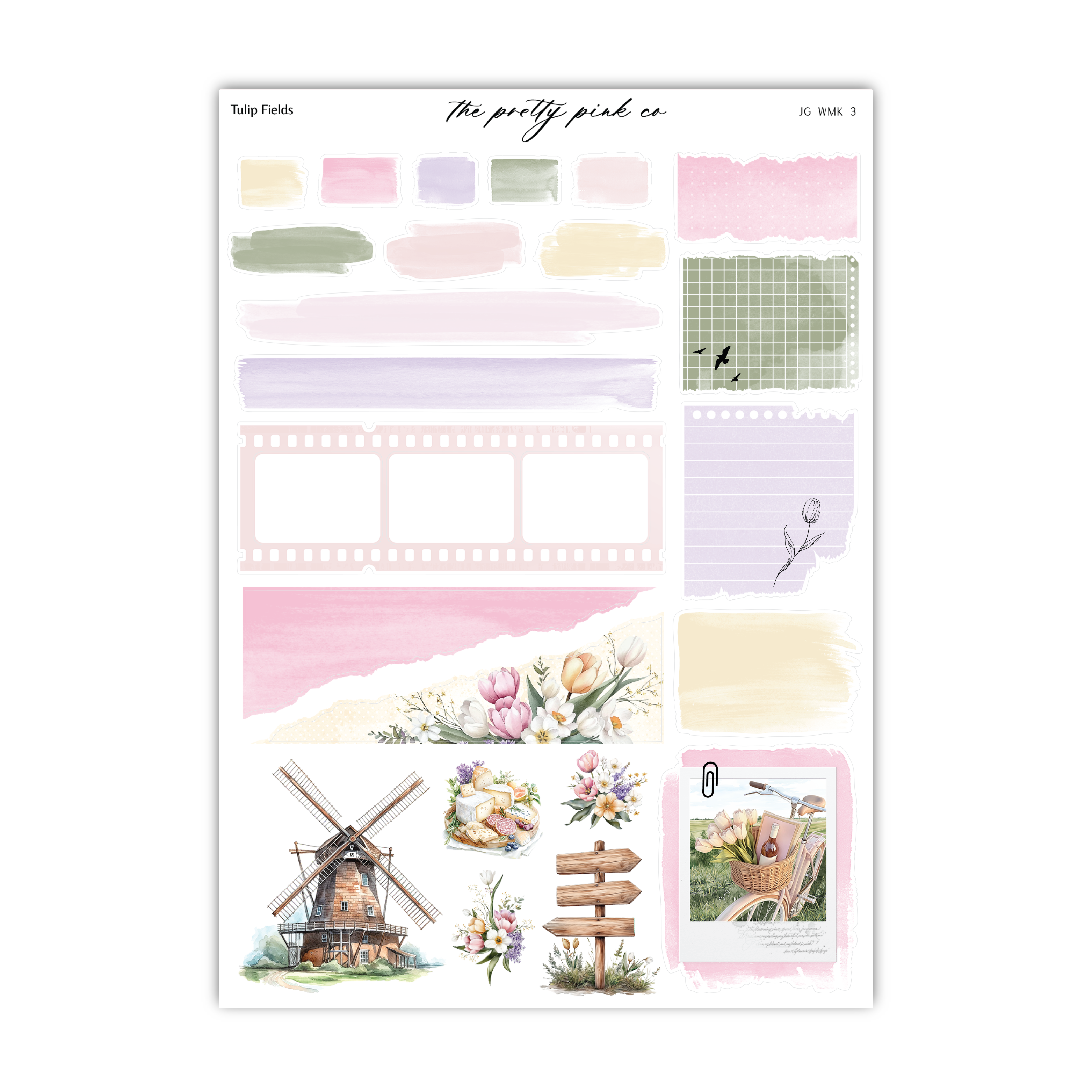 Tulip Fields | Foiled Weekly Kit