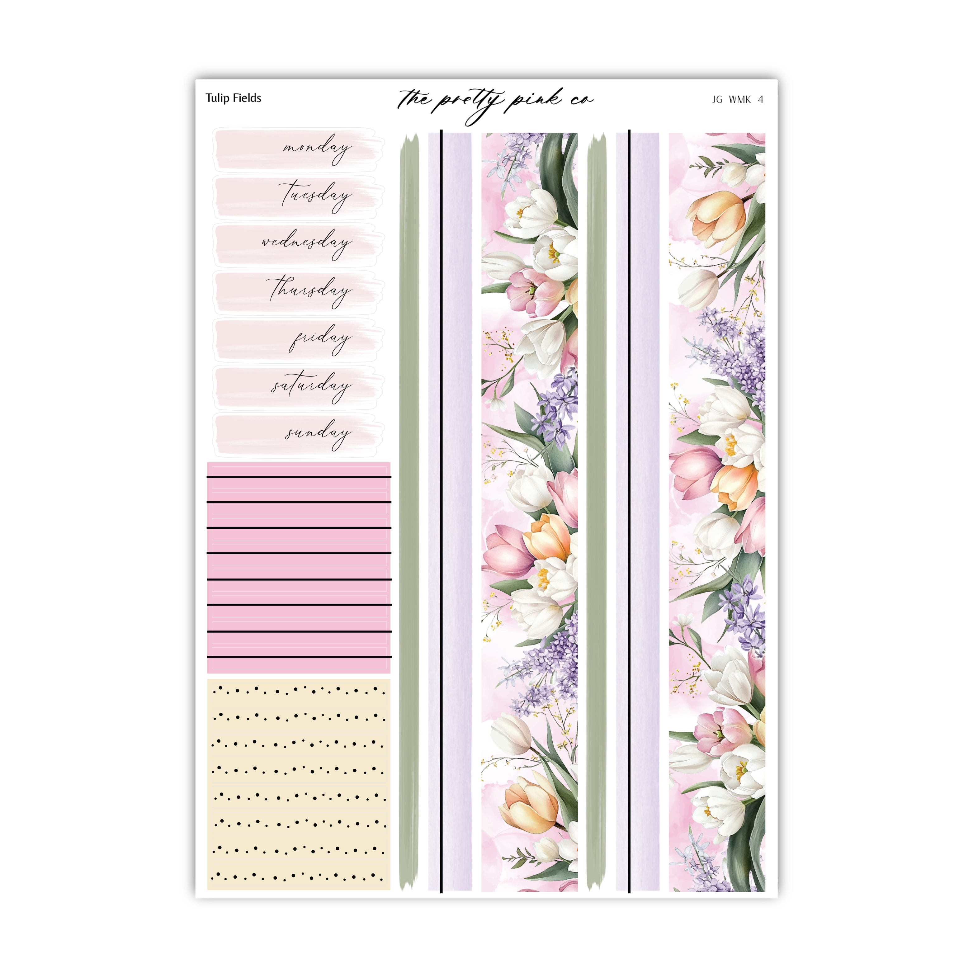 Tulip Fields | Foiled Weekly Kit