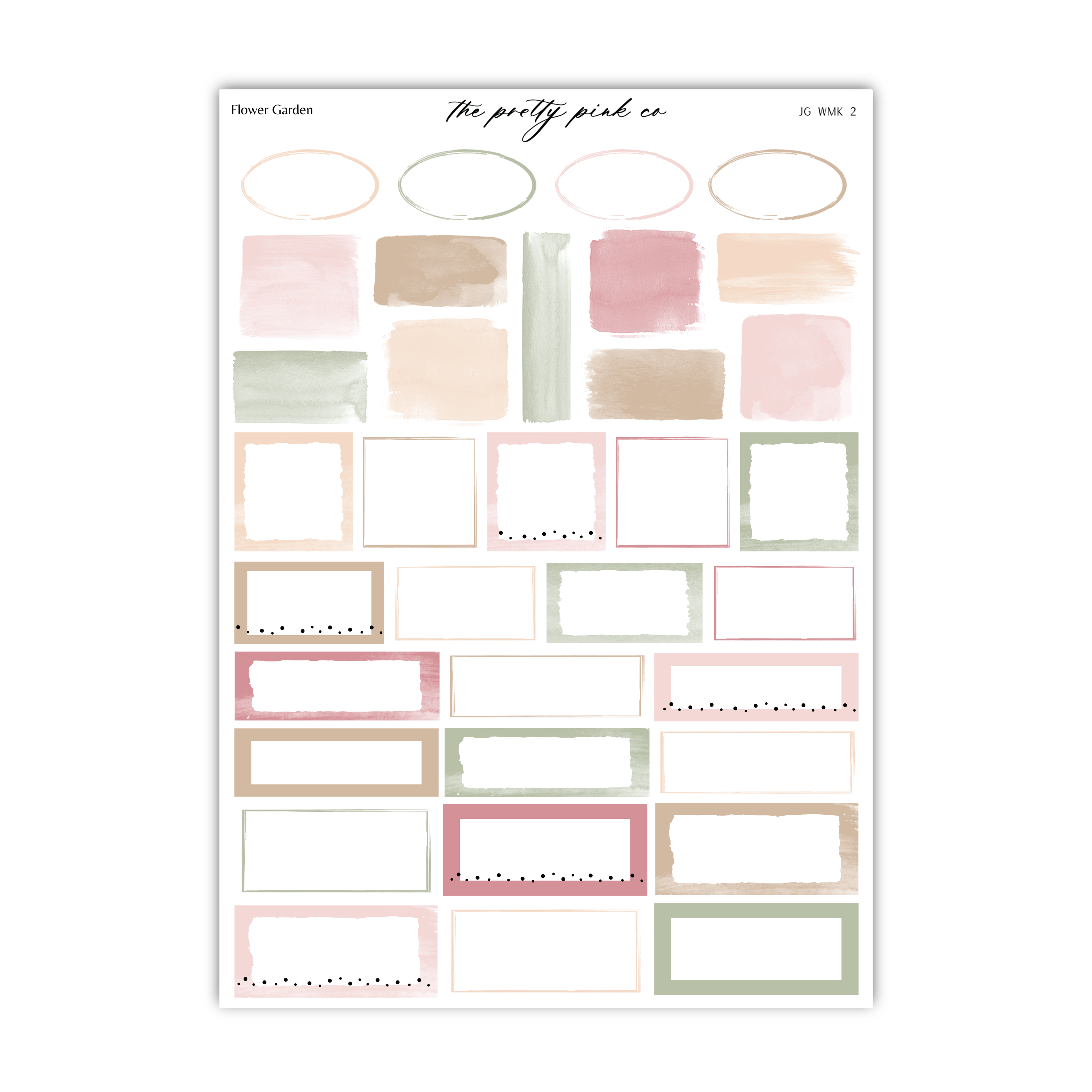 Flower Garden | Foiled Weekly Kit